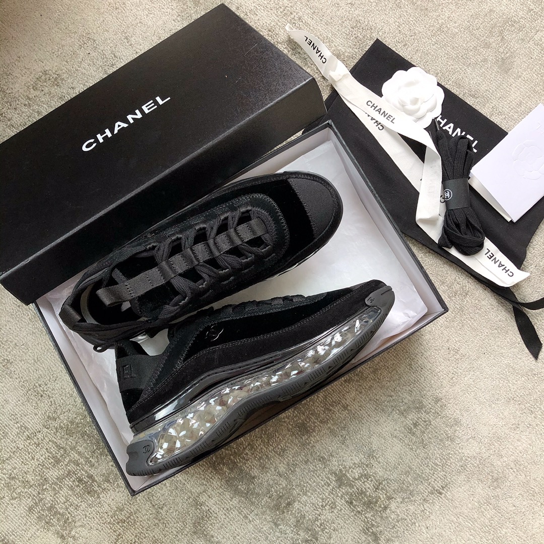 CHANEL sneakers classic small incense sneakers cowhide sheepskin leather genuine leather sole