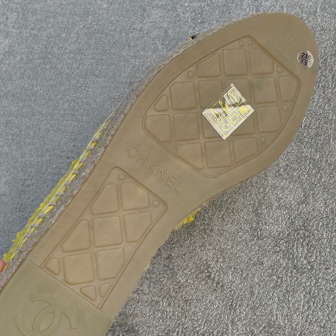 CHANEL fisherman shoes custom mixed sheepskin imported leather embryo leather upper soft inner cushion sheepskin