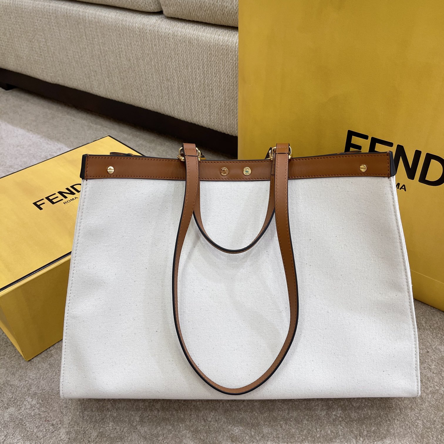 FENDI latest Peekaboo X-Tote