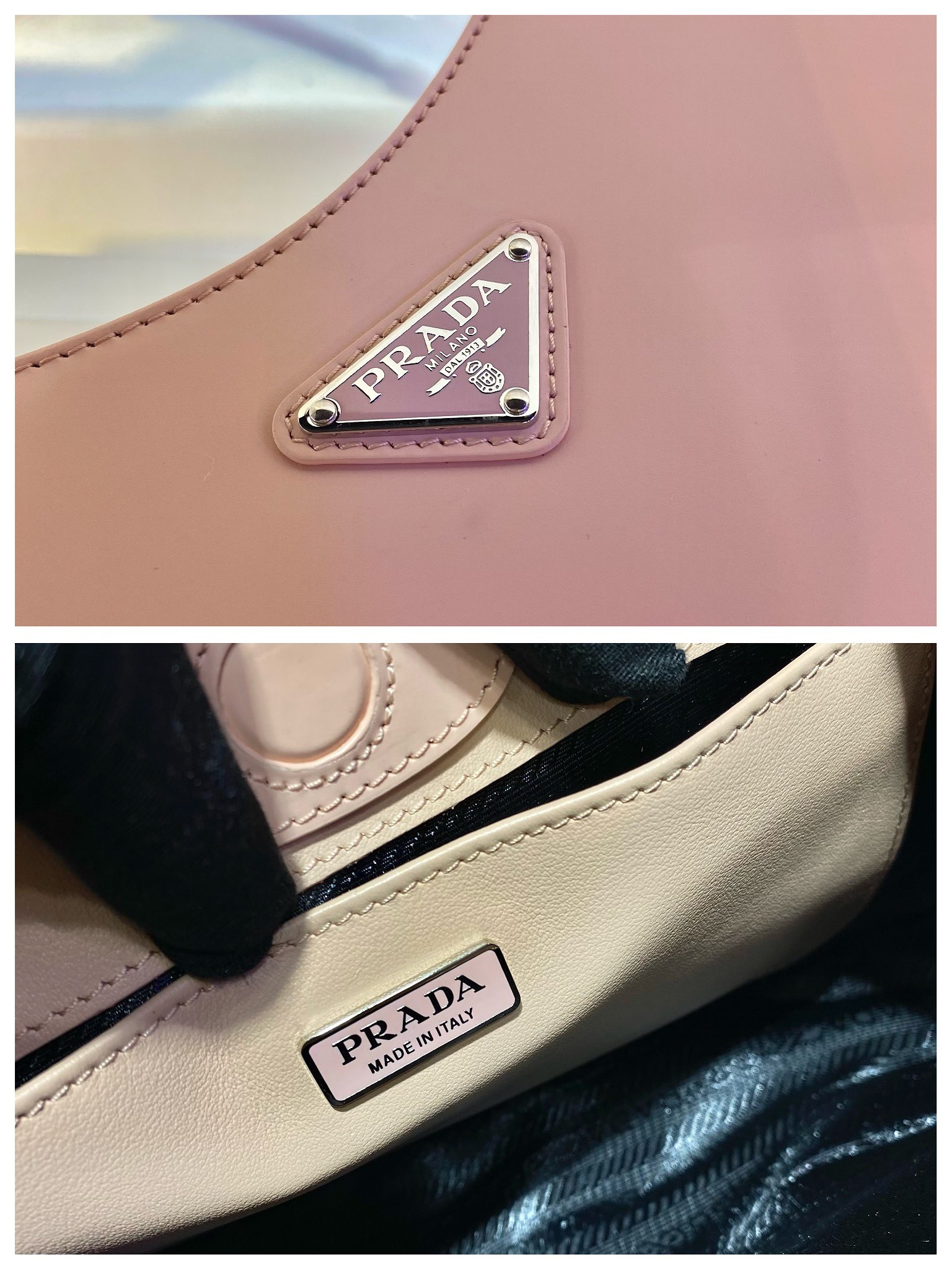 𝐏𝐑𝐀𝐃𝐀  Large Double Shoulder Strap Underarm Bag