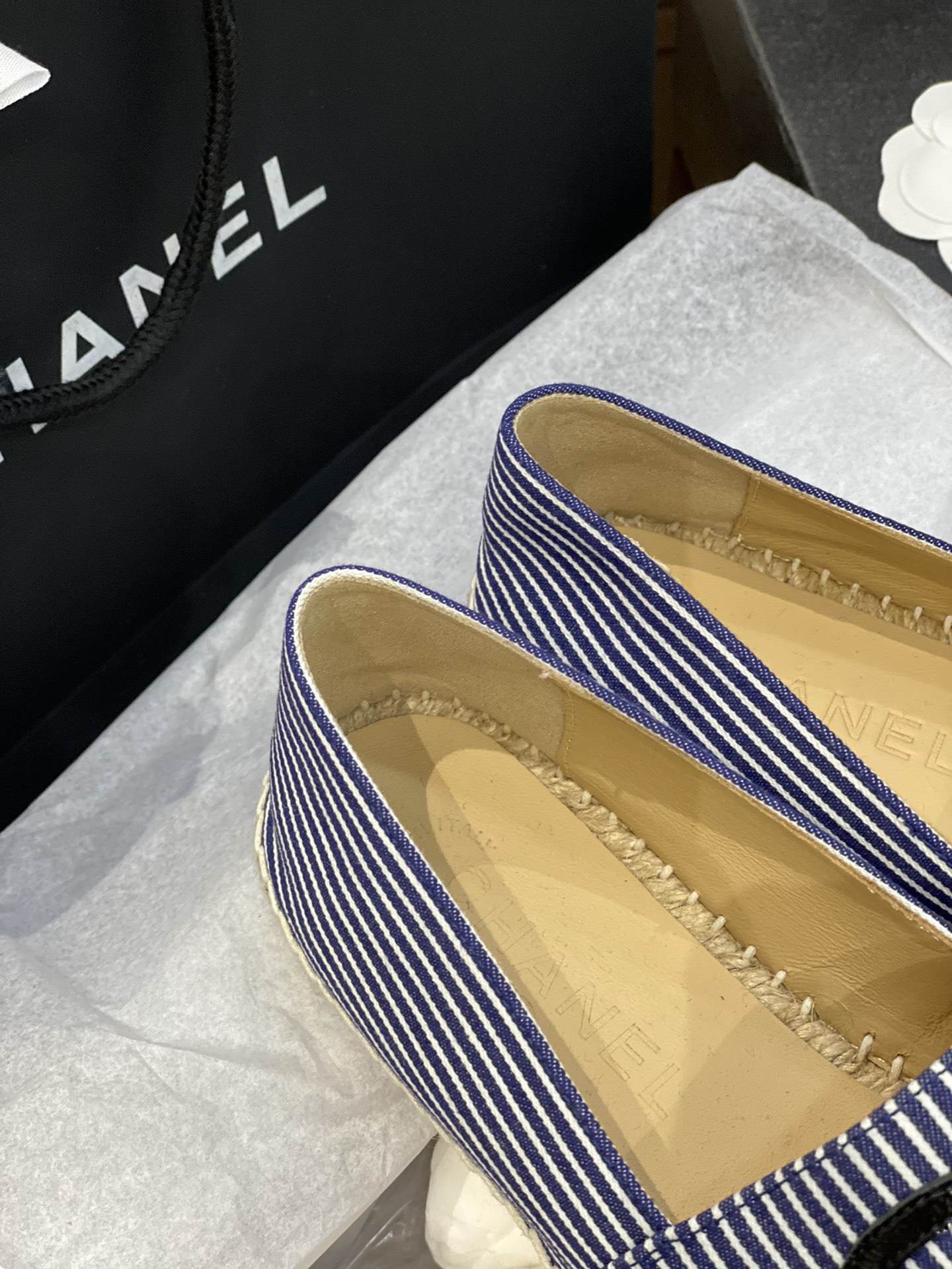 CHANEL fisherman shoes Chanel classic version of the original injection of rubber translucent rubber original color hemp sole