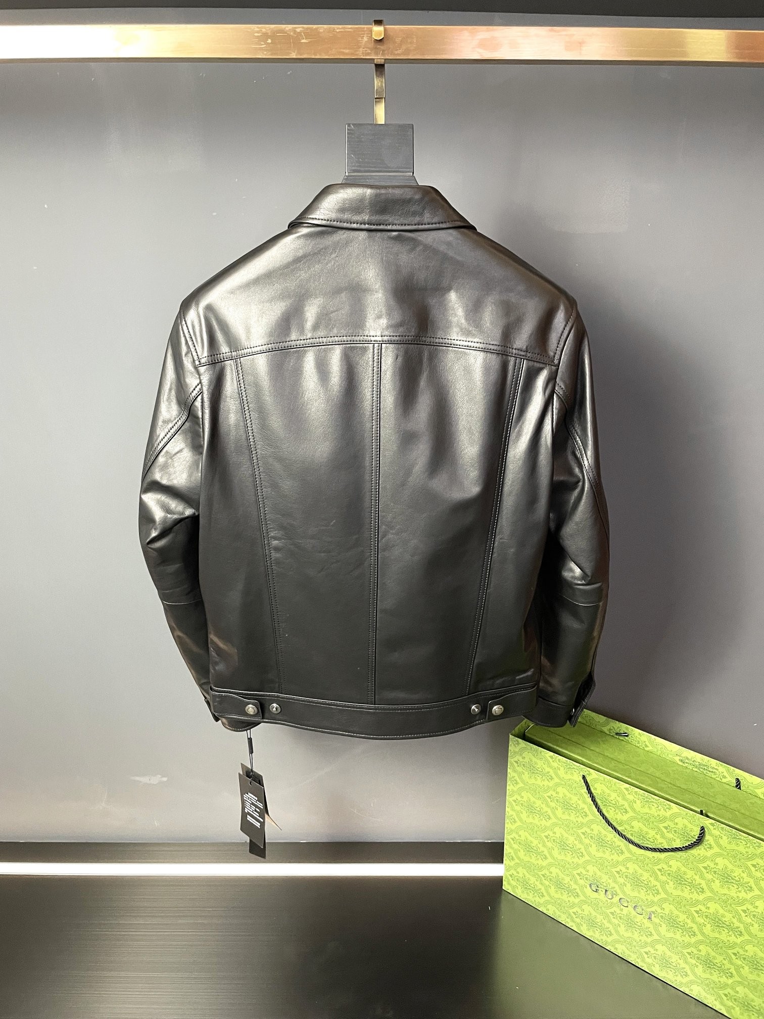 Tom Ford 23 Paris Fashion Week Leather Jackets