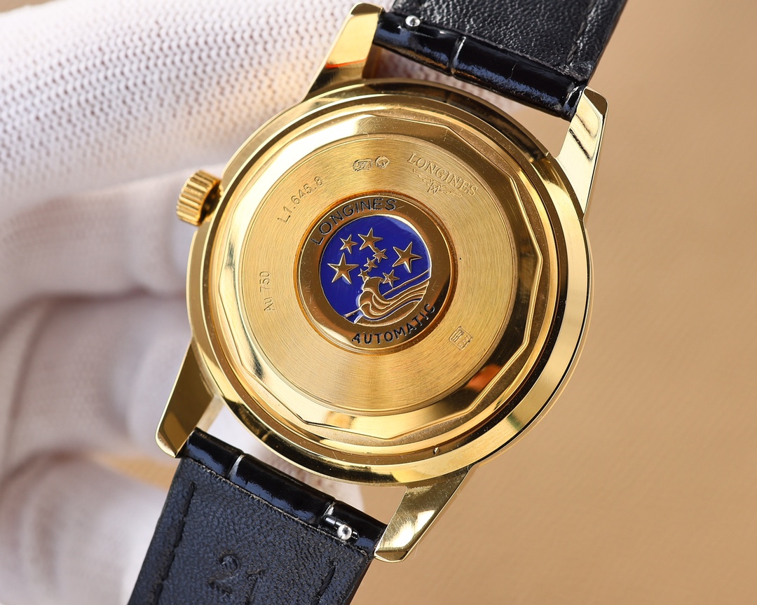 Longines men's three needles with calendar super luminous