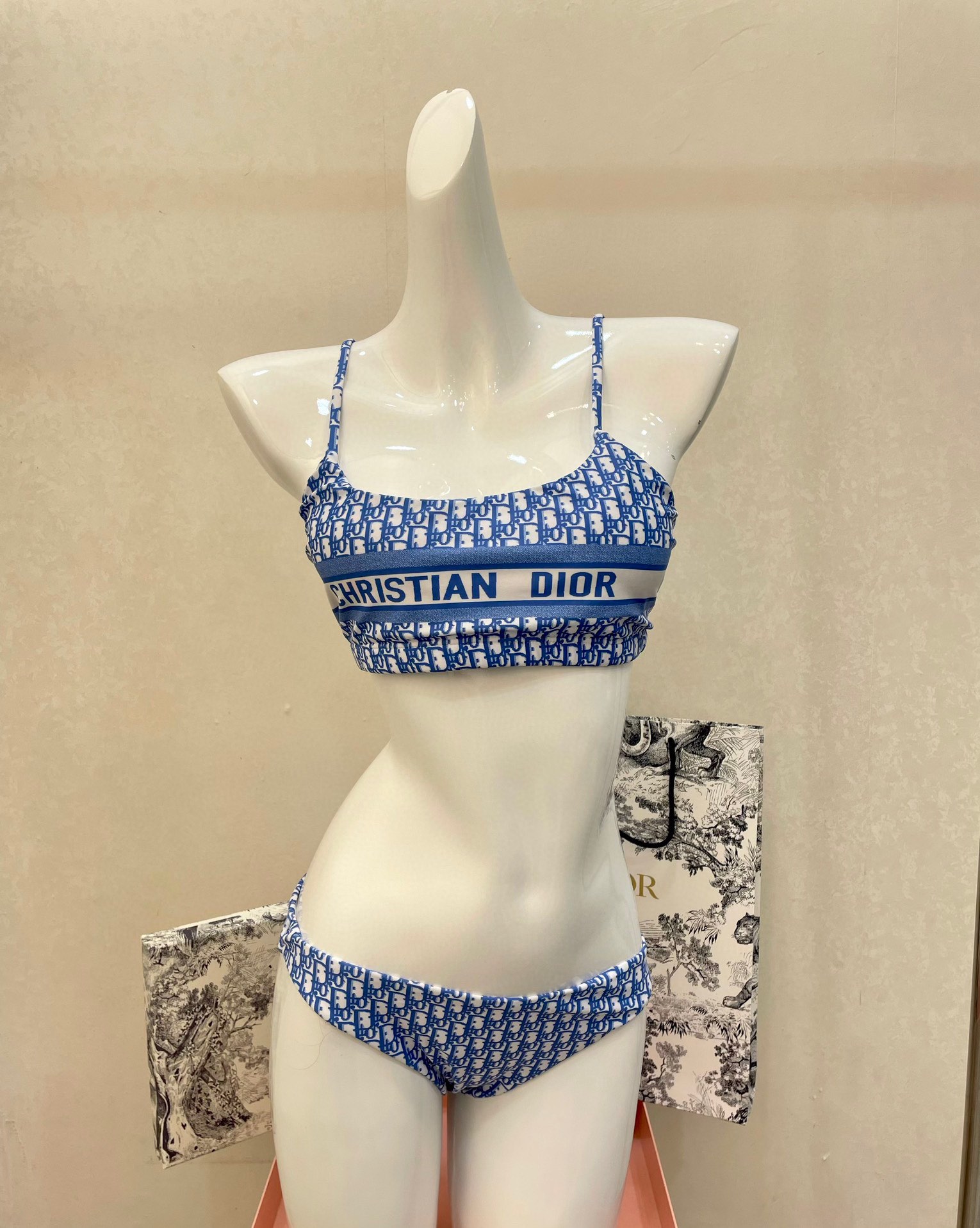 Dior new split swimsuit