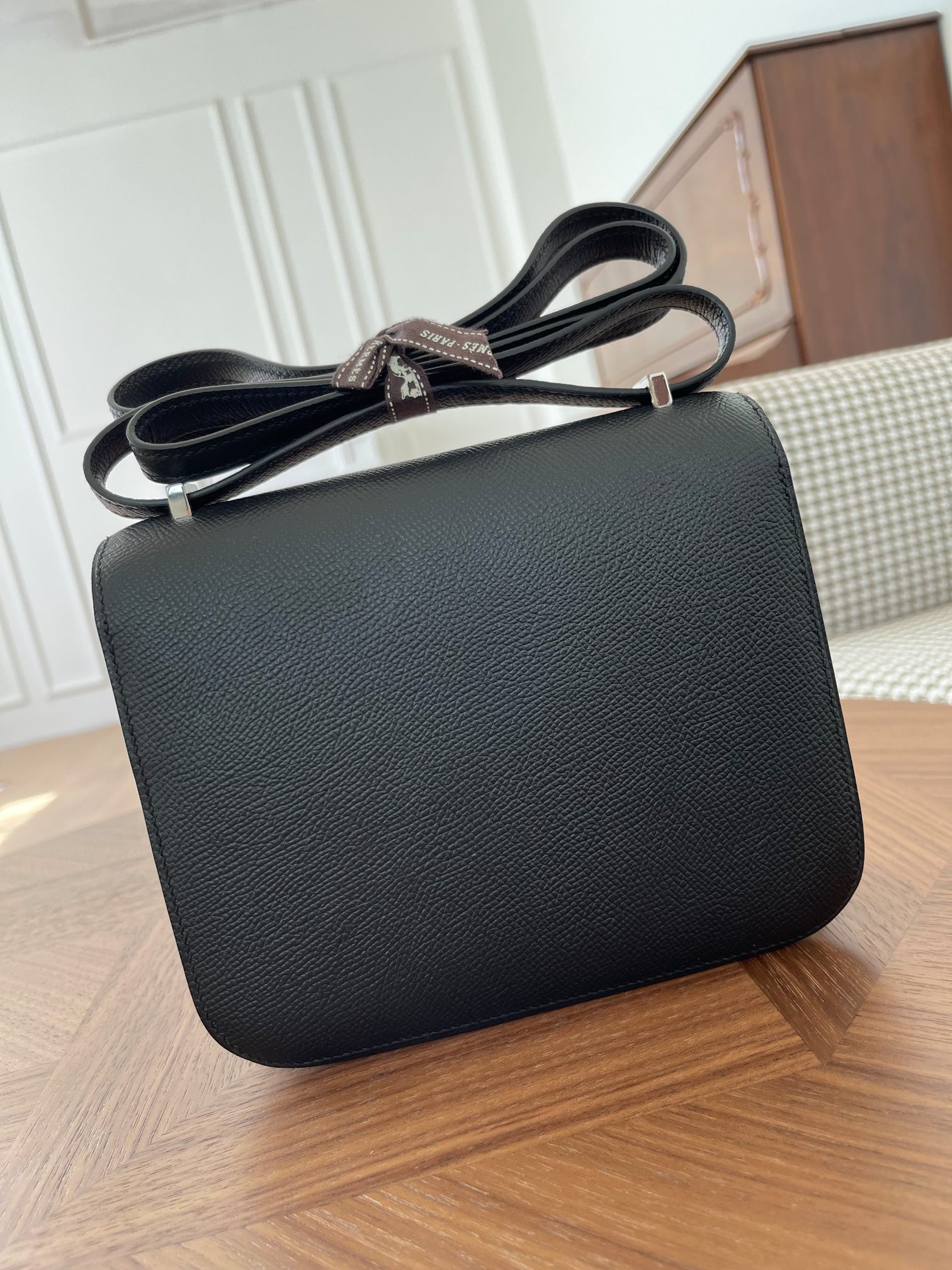 Kangkang 19 black ep leather silver buckle