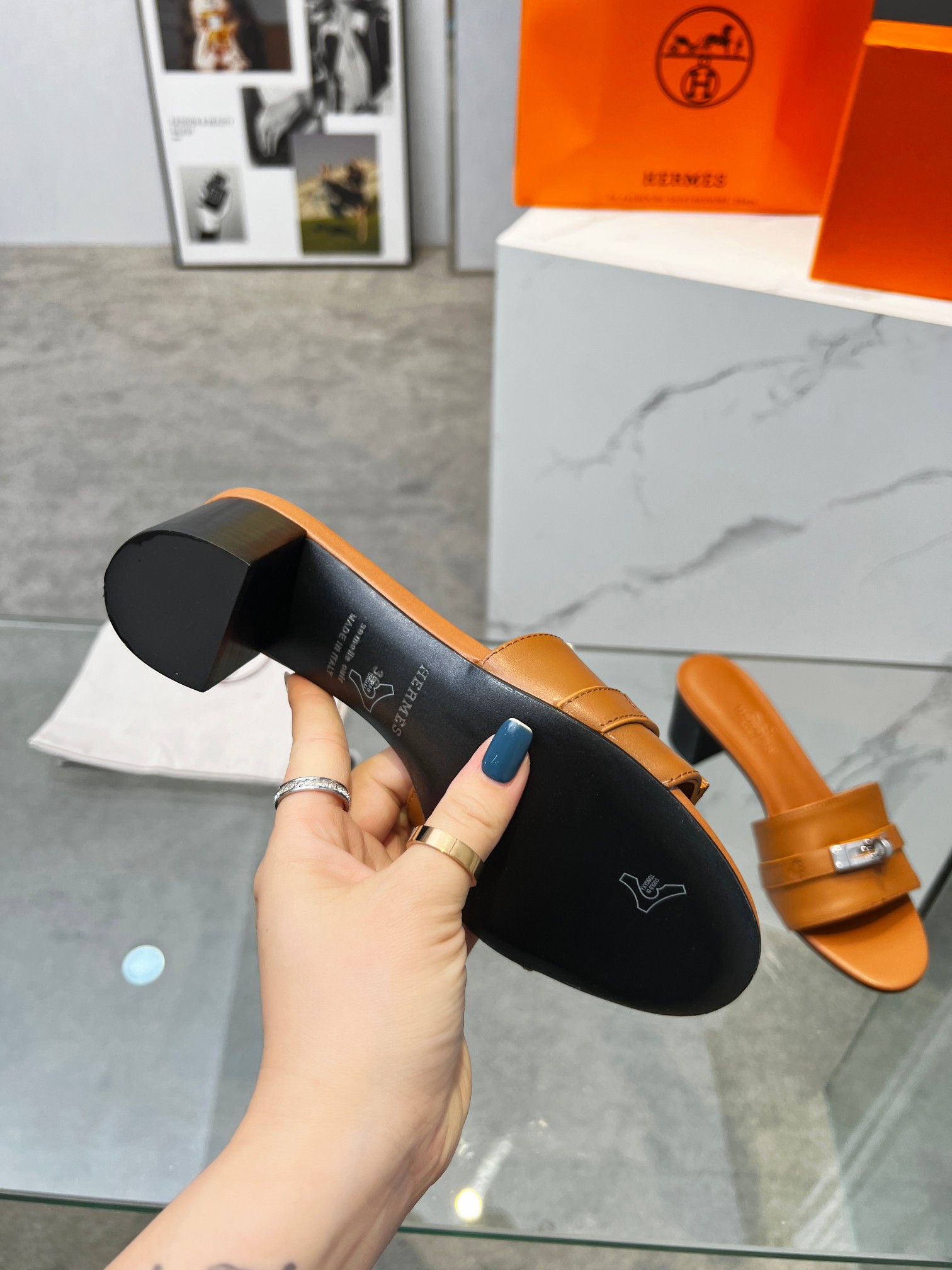 Hermes early spring new sandals