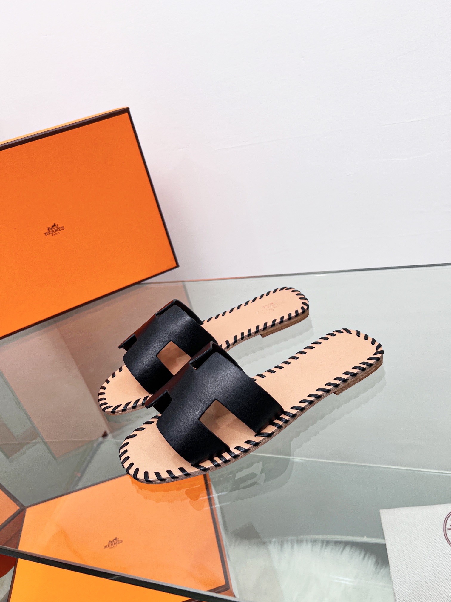 Hermes early spring new slippers