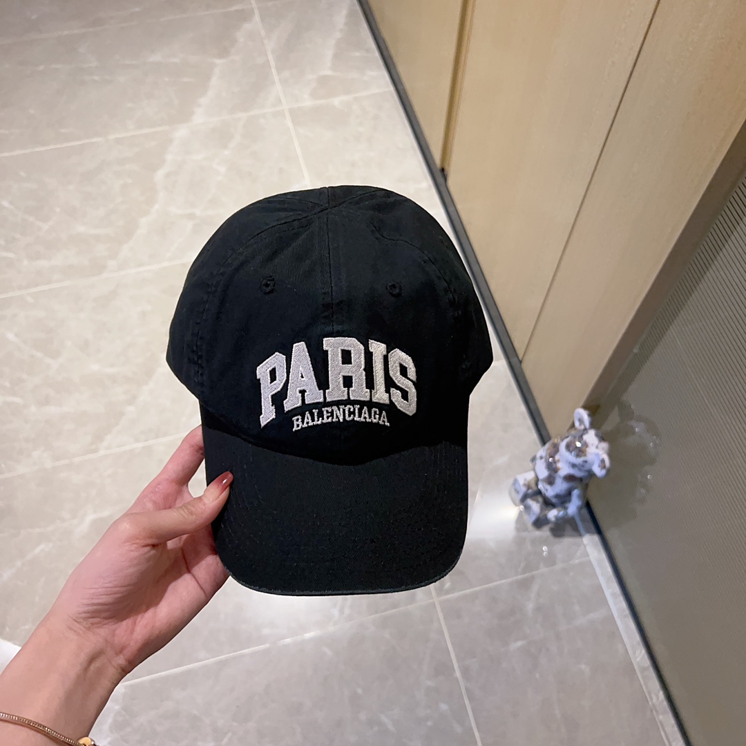[Balenciaga] 2023 new style embroidered baseball cap