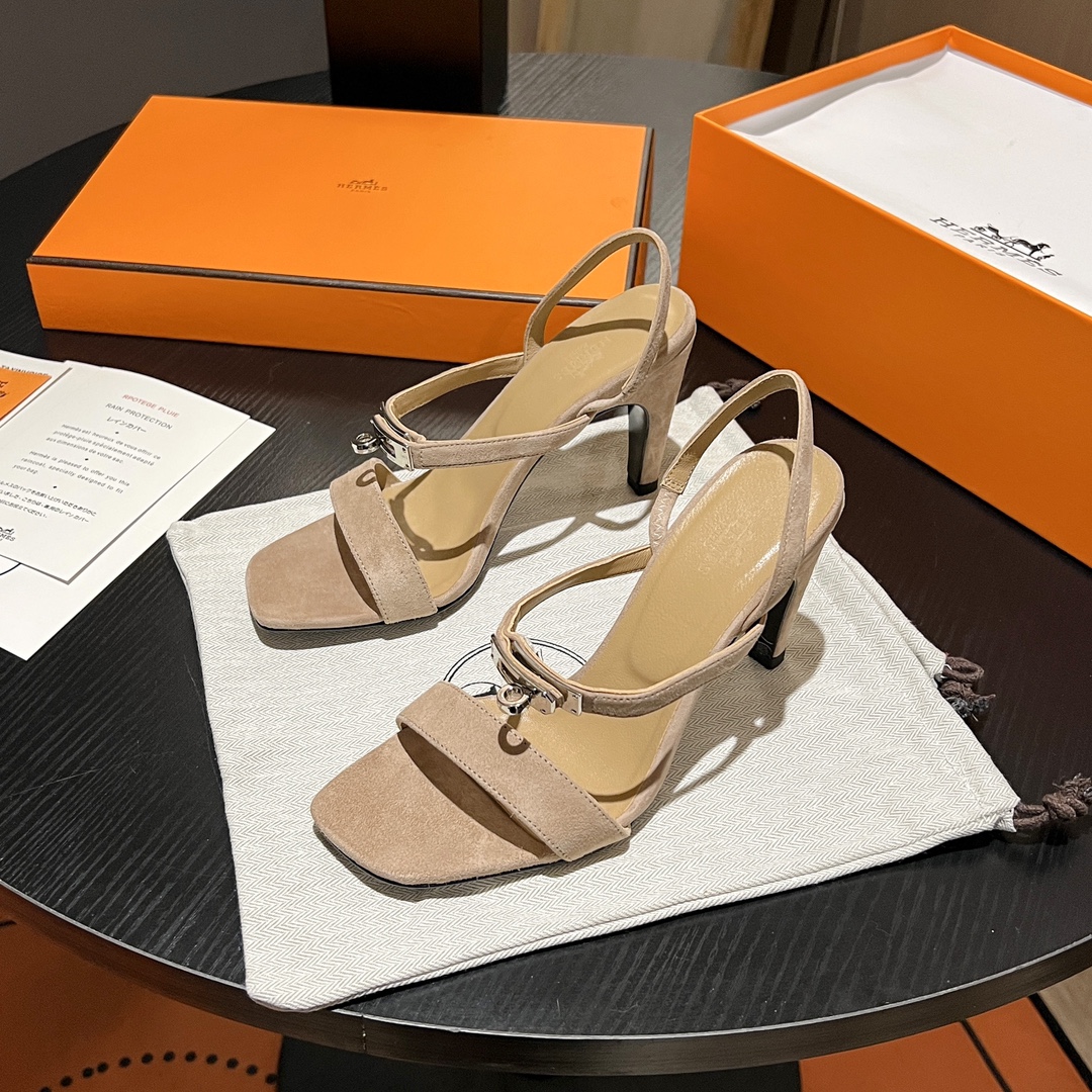 Hermes classic H high-heeled sandals series
