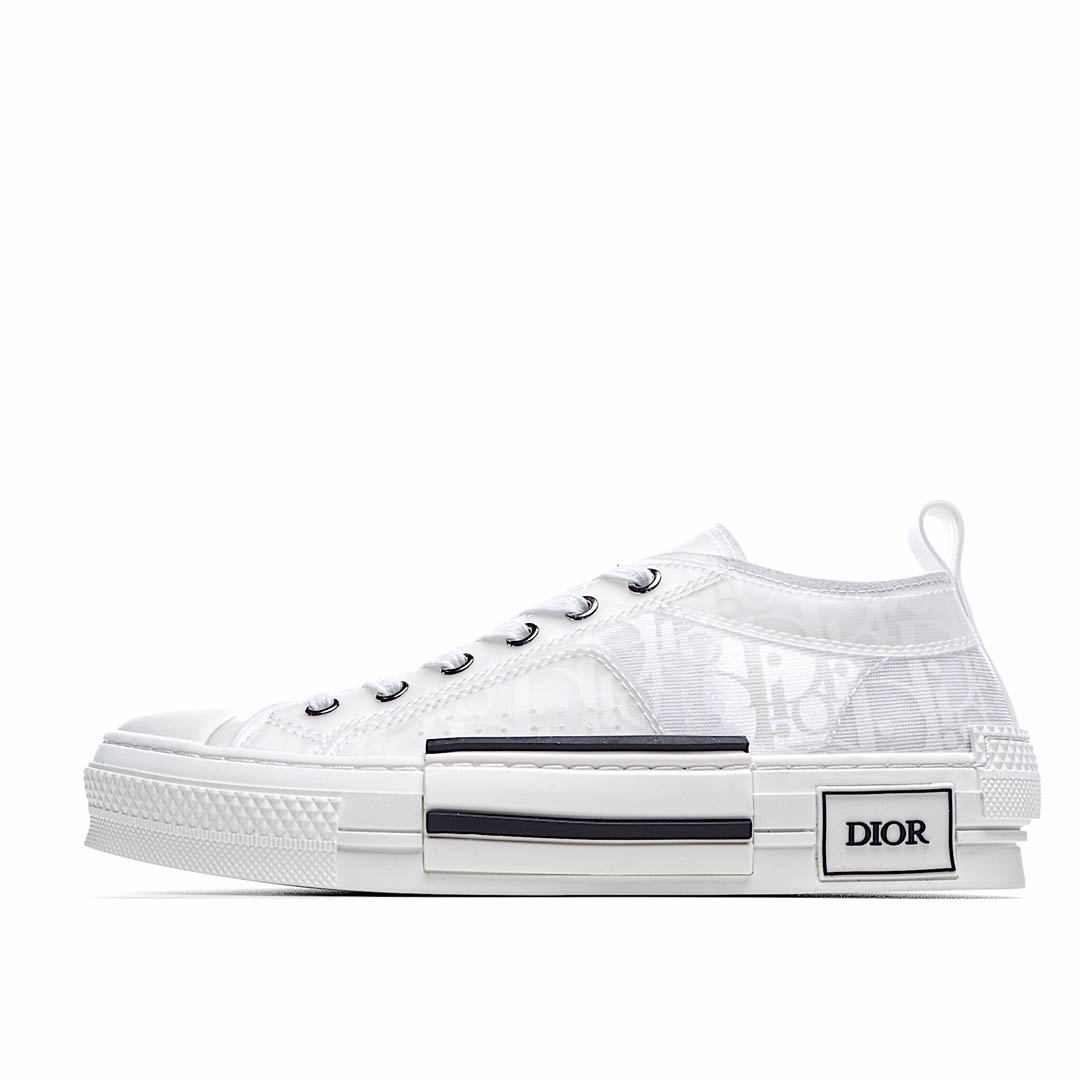 Dior B23 Oblique Slip-on Low Top Sneakers Sheer Print Sneakers