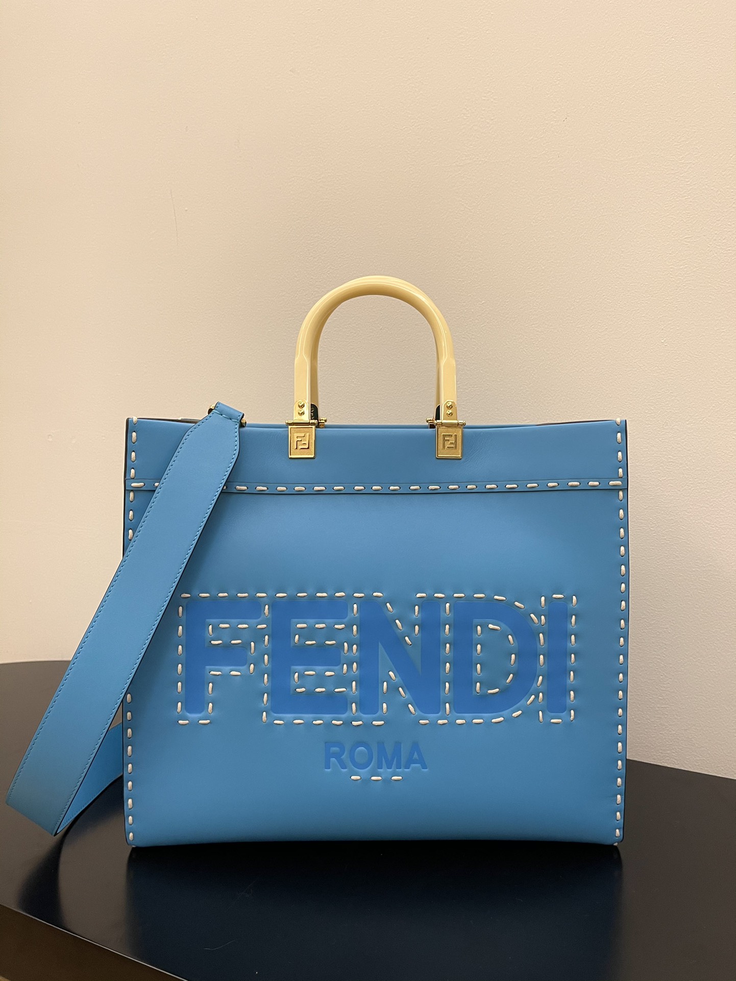 FENDI small new size shine tote 