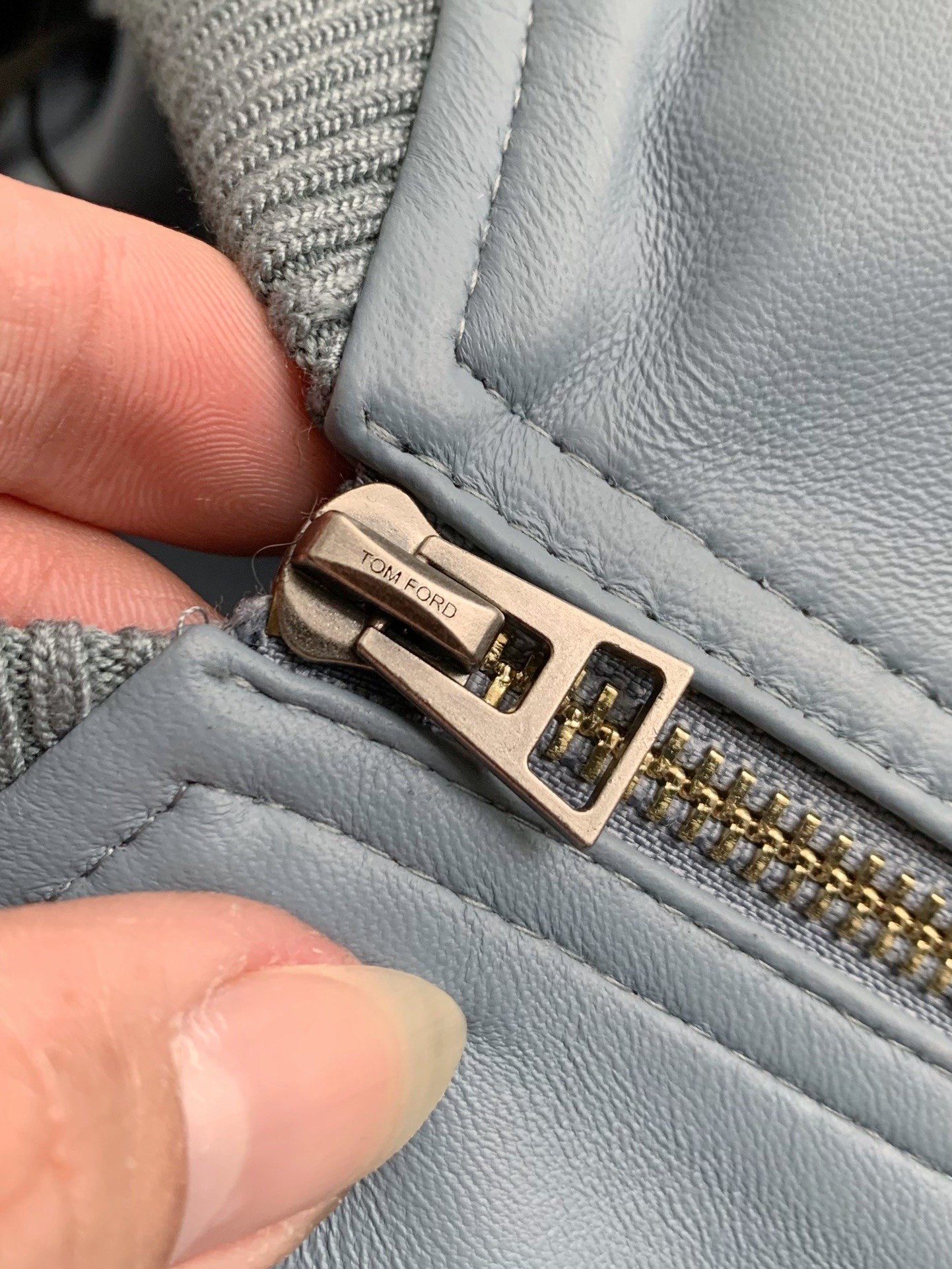 Tom Ford Sheepskin baseball jacket