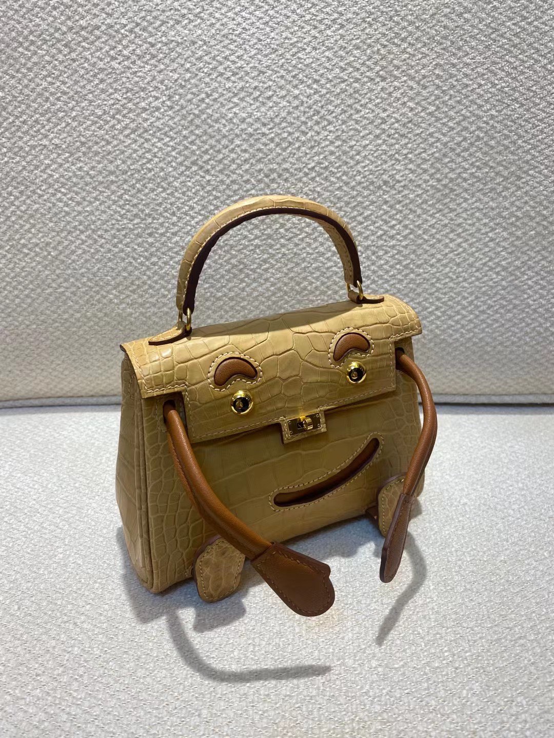 kelly doll  American crocodile top craftsmanship wax thread hand sewing