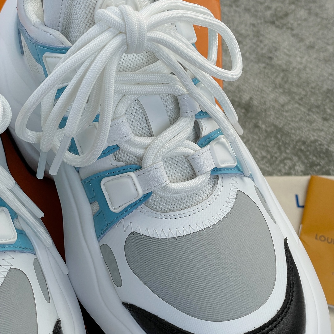 Louis Vuitton trainer platform shoes