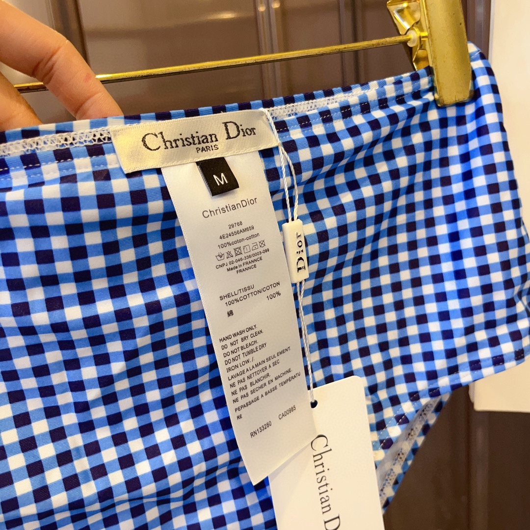 Dior High Stretch Casual Suit Swimsuit Waist Shaper Petite