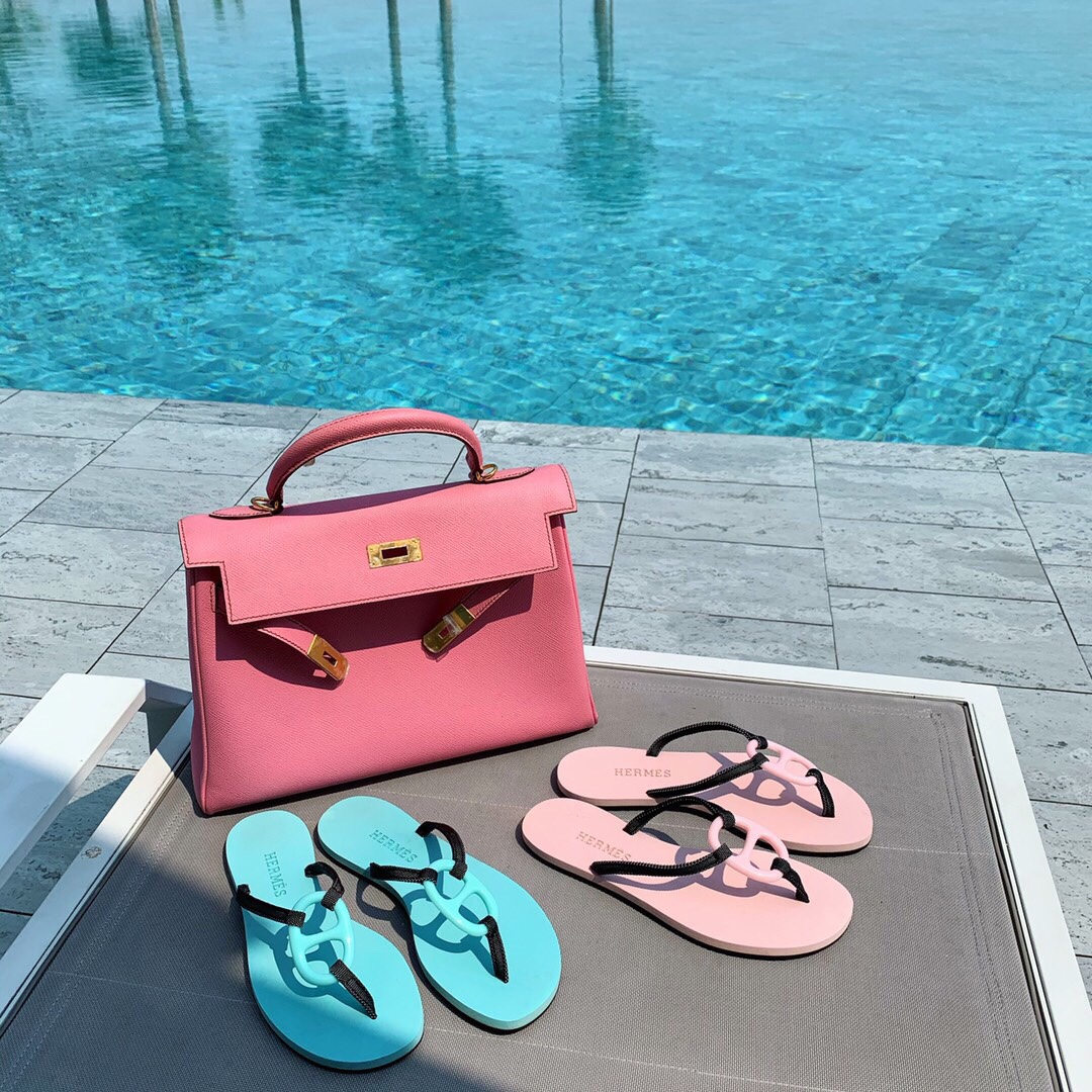 Hermes holiday series 🌈🏝🌤 pig nose flip flops sandals