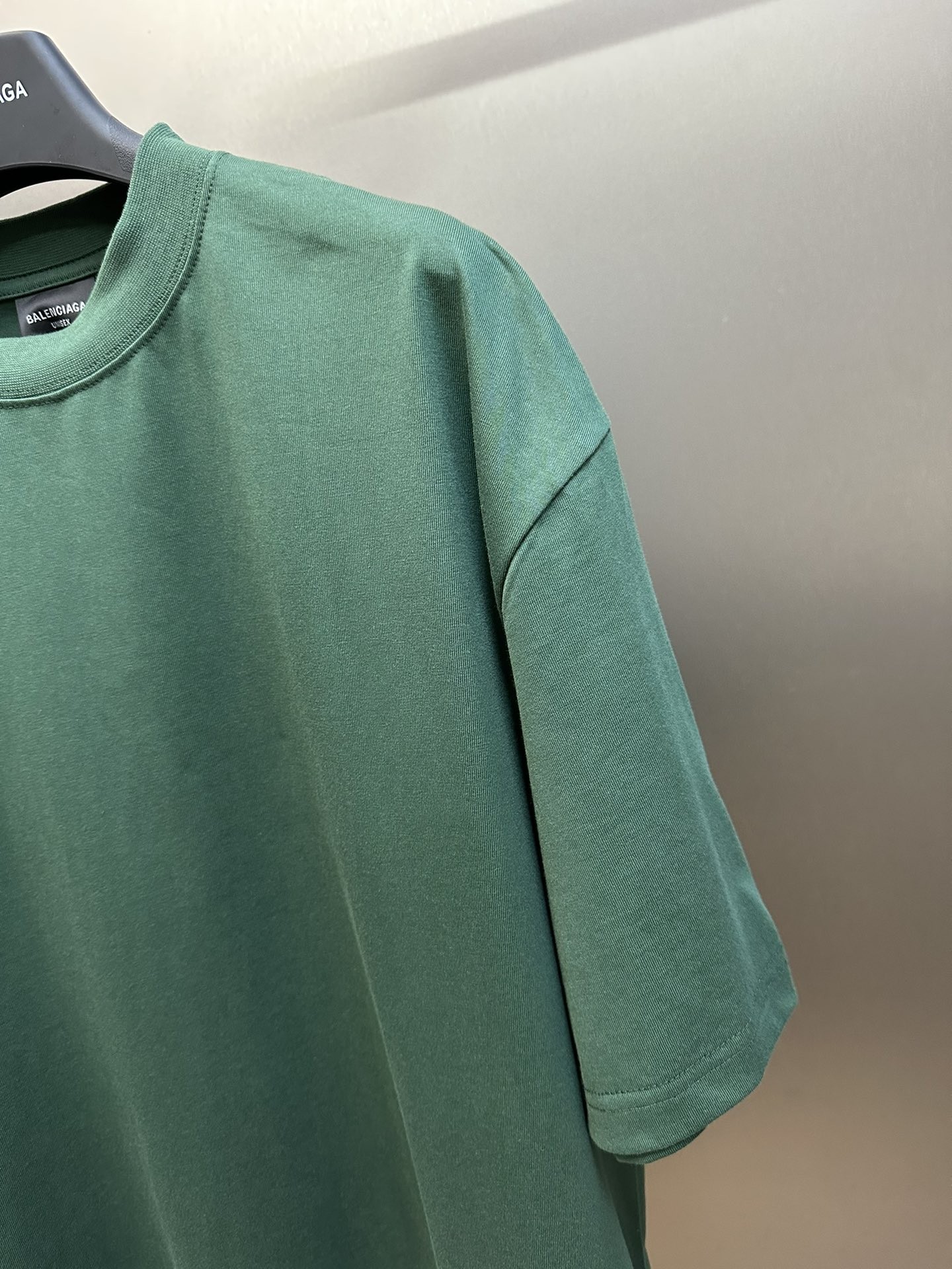 Balenciaga double back embroidered short sleeves