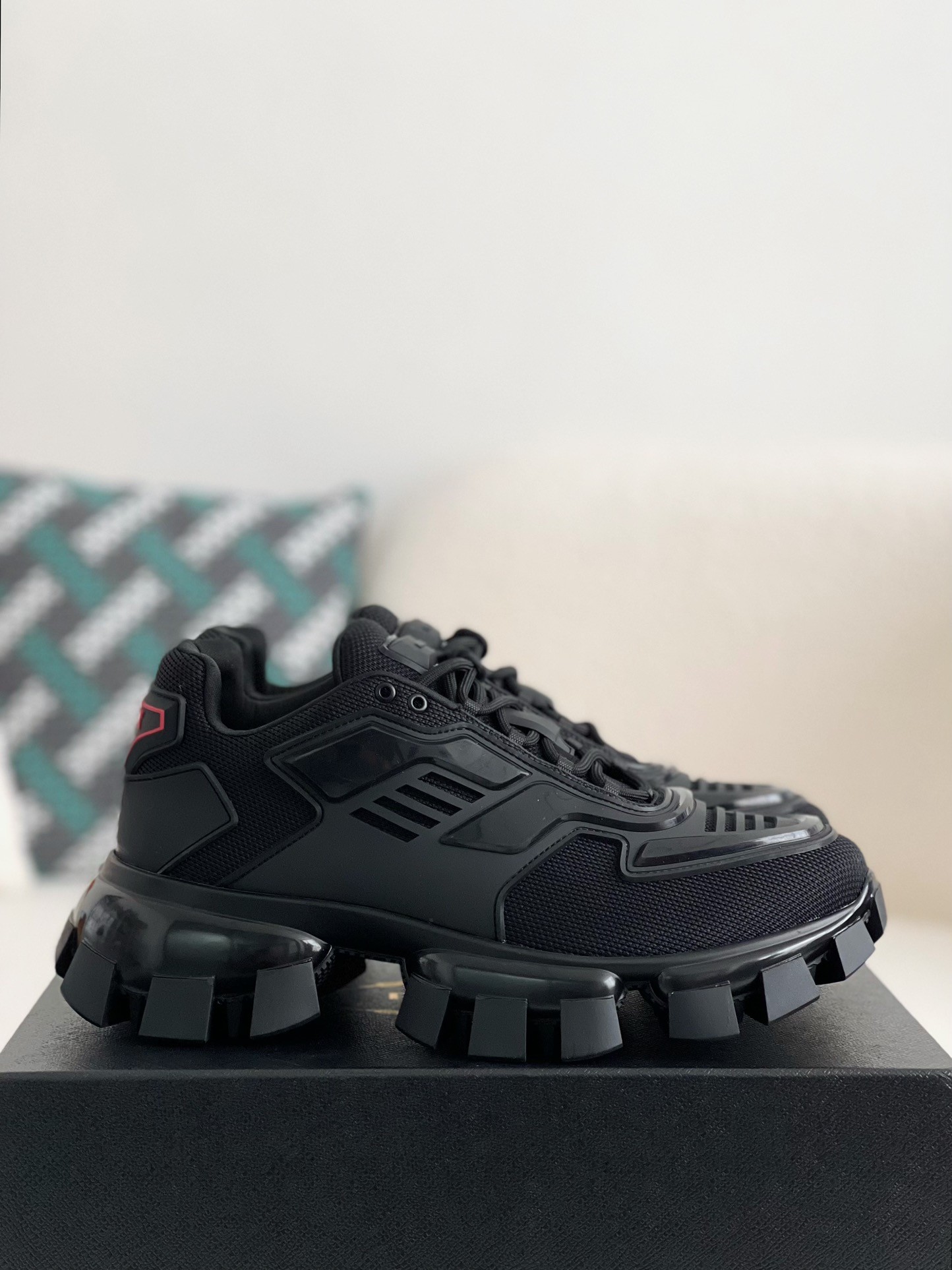 Prada Cloudbus Thunder technology fabric sneakers