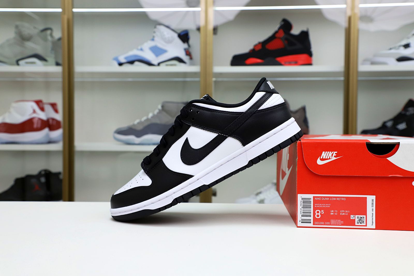 DUNK LOW PANDA BLACK WHITE