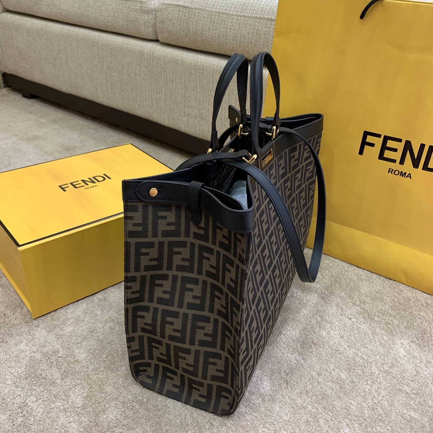 FENDI latest Peekaboo X-Tote