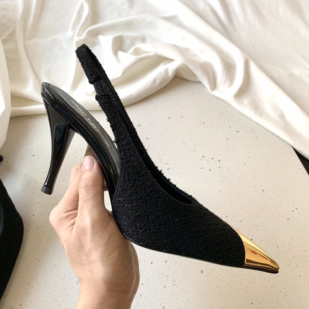 𝙎𝙖𝙞𝙣𝙩 𝙇𝙖𝙪𝙧𝙚𝙣𝙩 | 𝟐𝟎𝟐𝟏/𝐒𝐒 𝐧𝐞𝐰 YSL｜Saint Laurent 2022 early spring hot YSL absolute absolute sub metal chain high heels