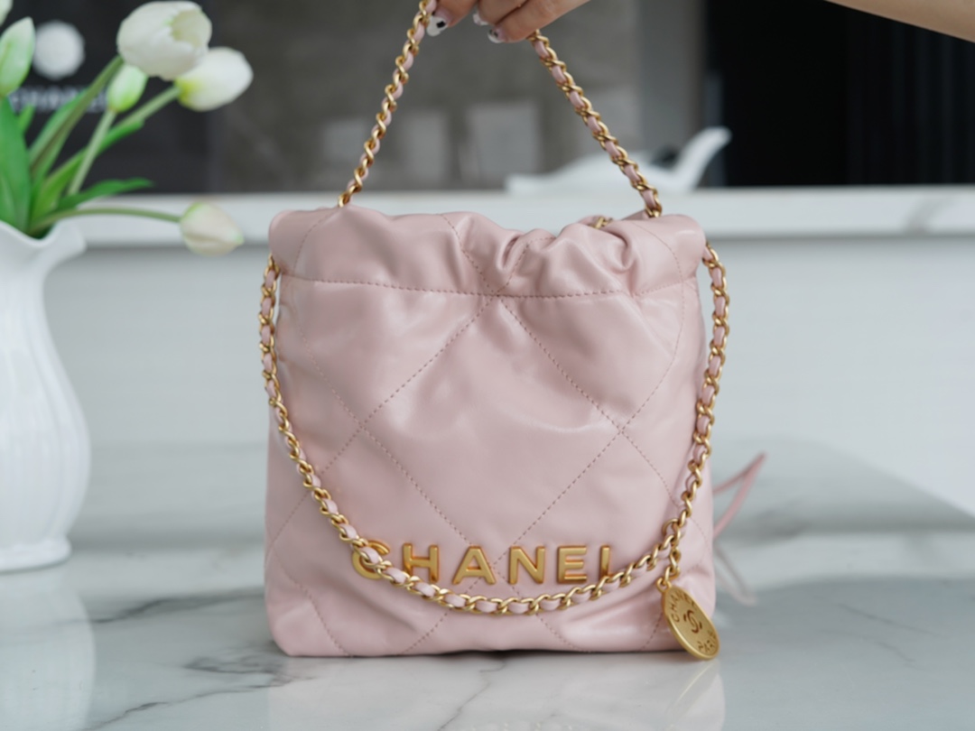𝗖𝗛𝗔𝗡𝗘𝗟✦  23S 22Mini bag pink