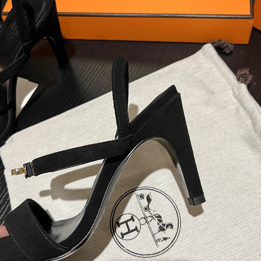 Hermes classic H high-heeled sandals series