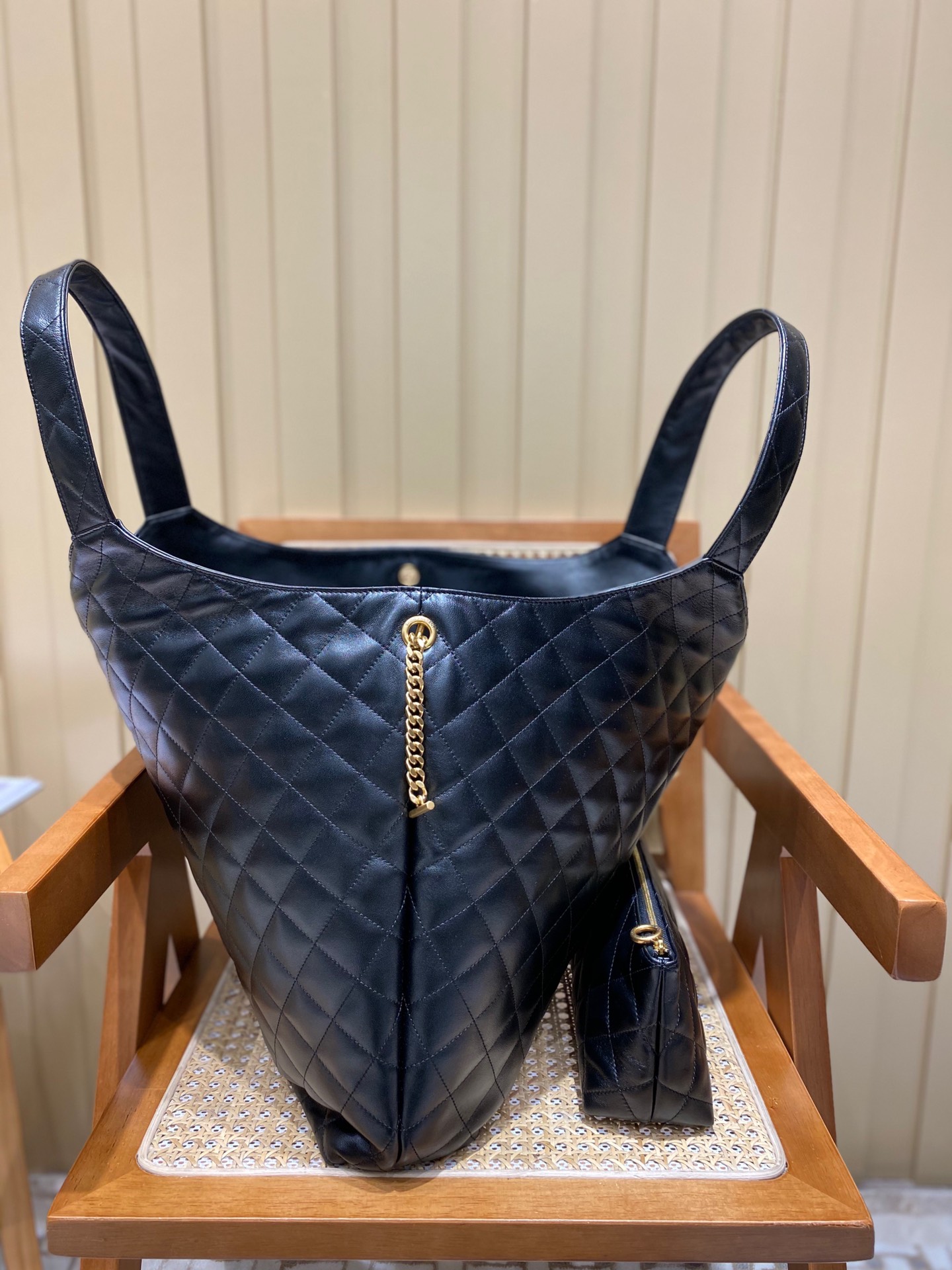 SAINT LAURENT 𝗜𝗖𝗔𝗥𝗘 #698651 original leather