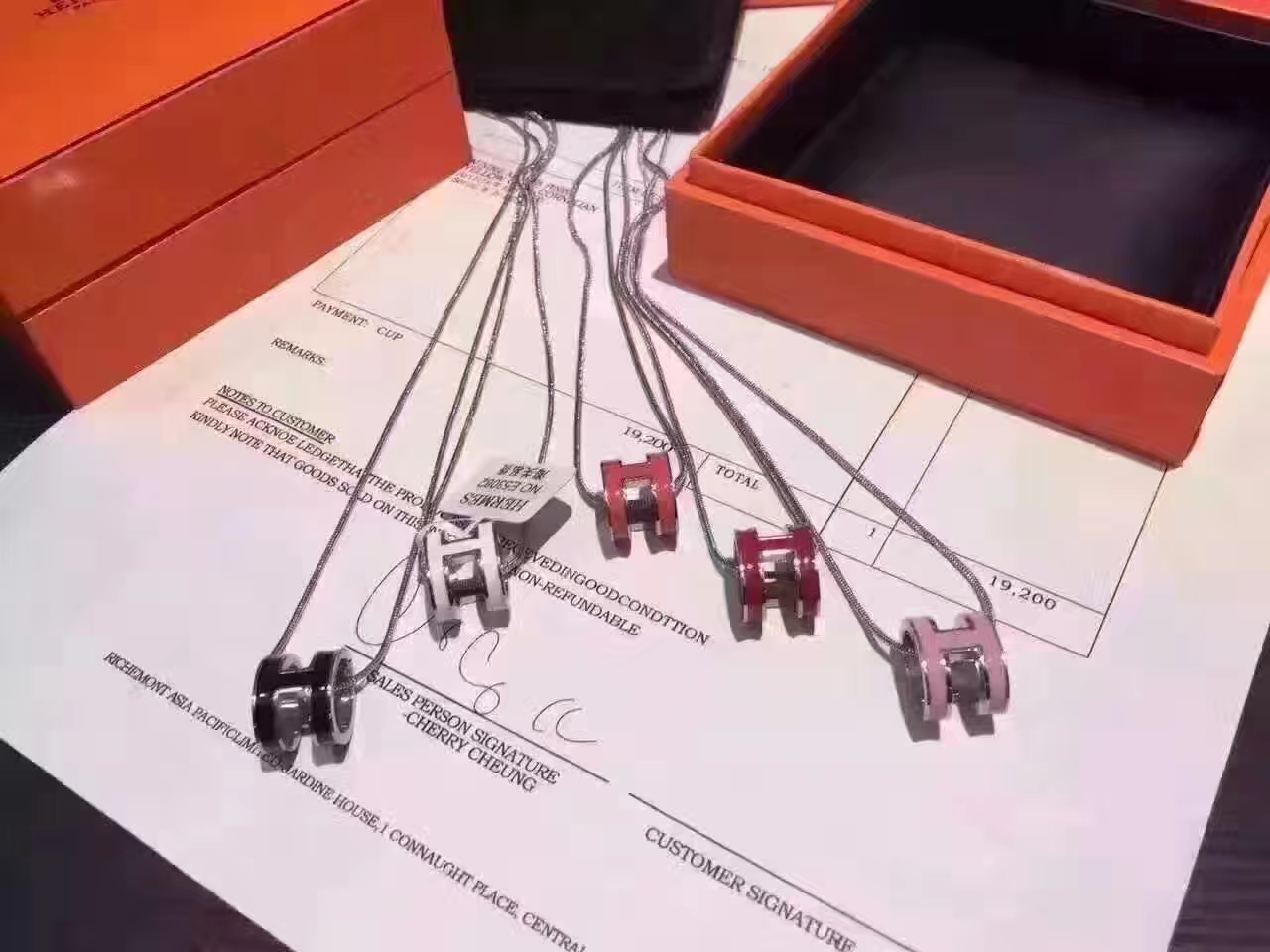 Hermes necklace