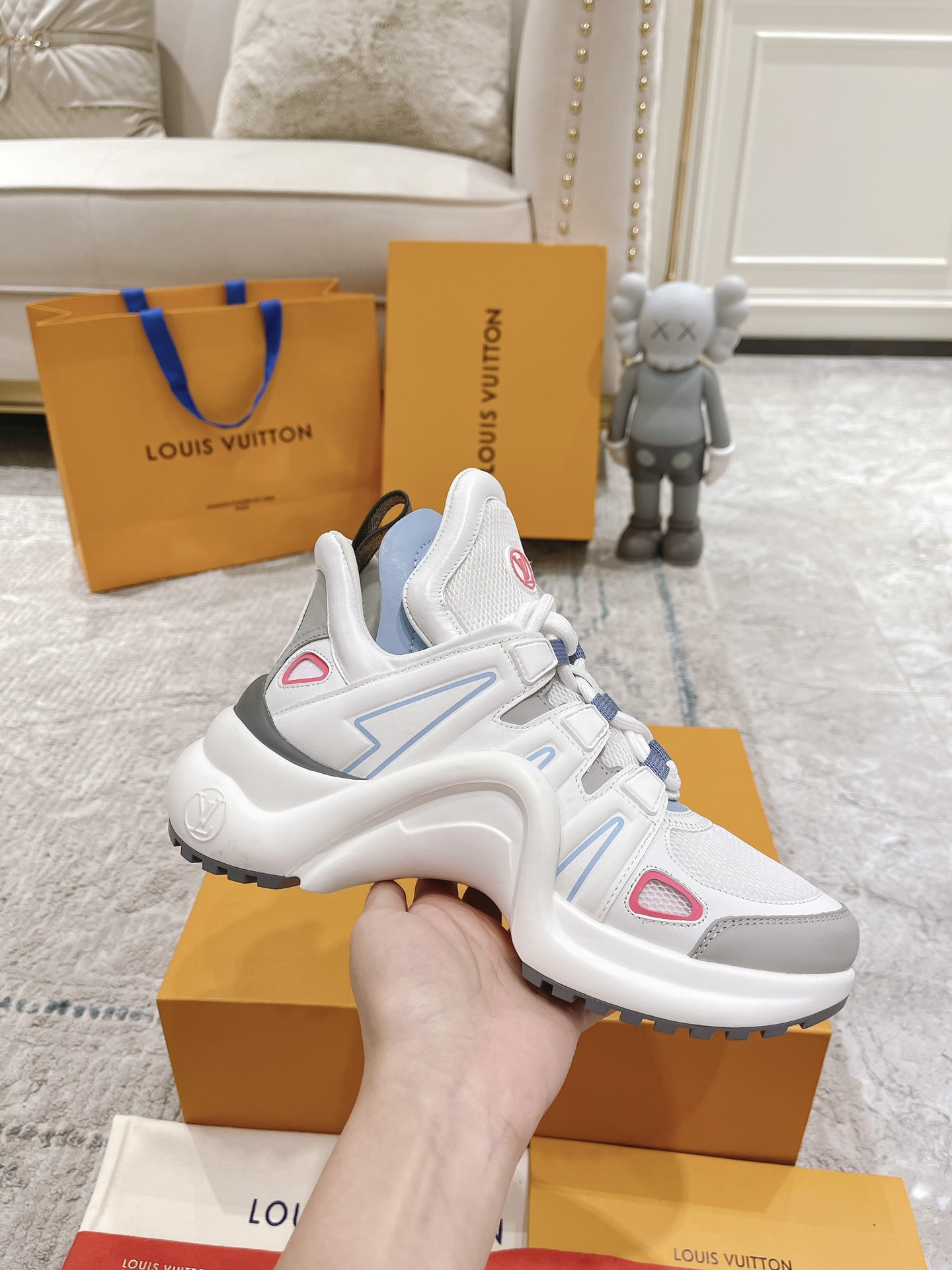 Louis Vuitton Archlight Donkey Brand Louis Vuitton Casual Sports Dad Shoes