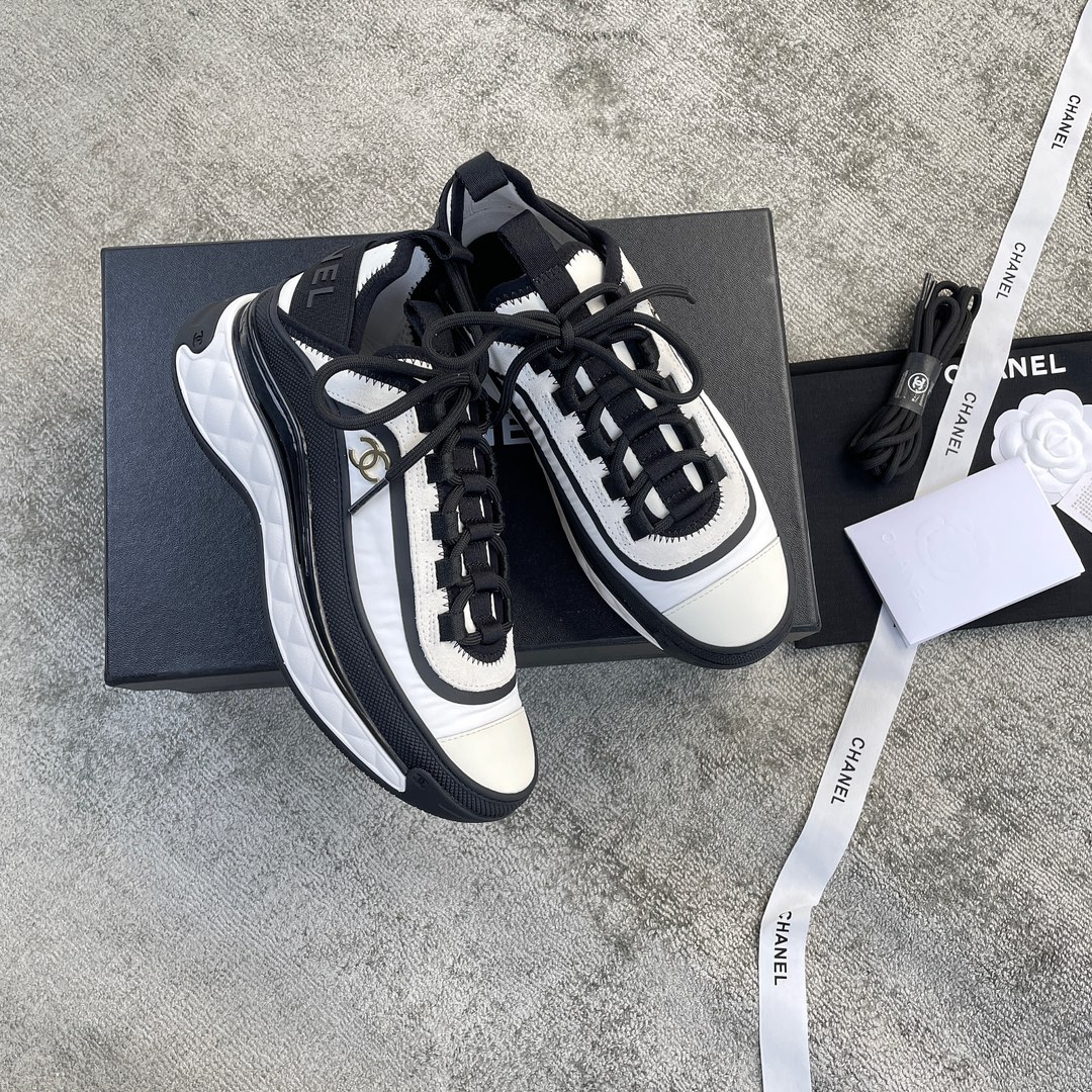 CHANEL sneakers classic small incense sneakers cowhide sheepskin leather genuine leather sole