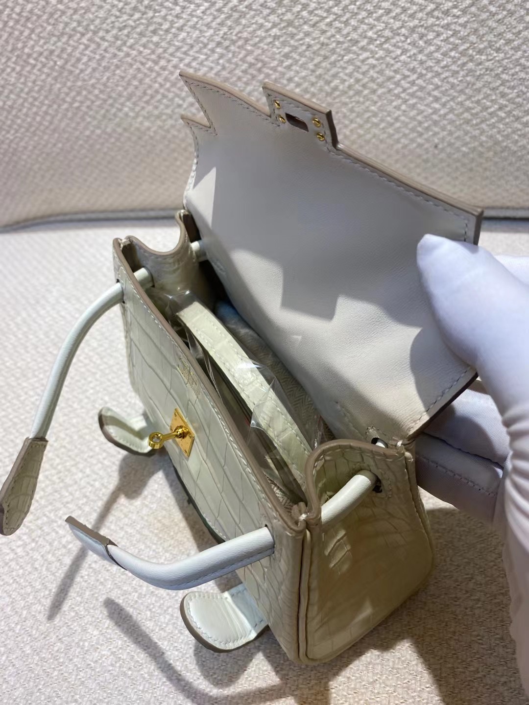 kelly doll  American crocodile top craftsmanship wax thread hand sewing