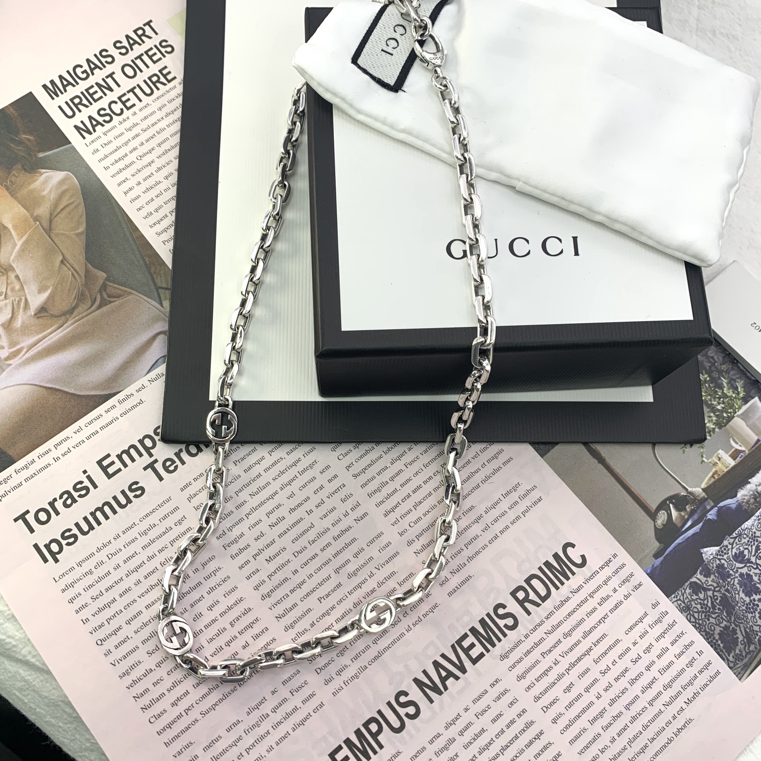 𝐆𝐮𝐜𝐜𝐢 Double G Necklace