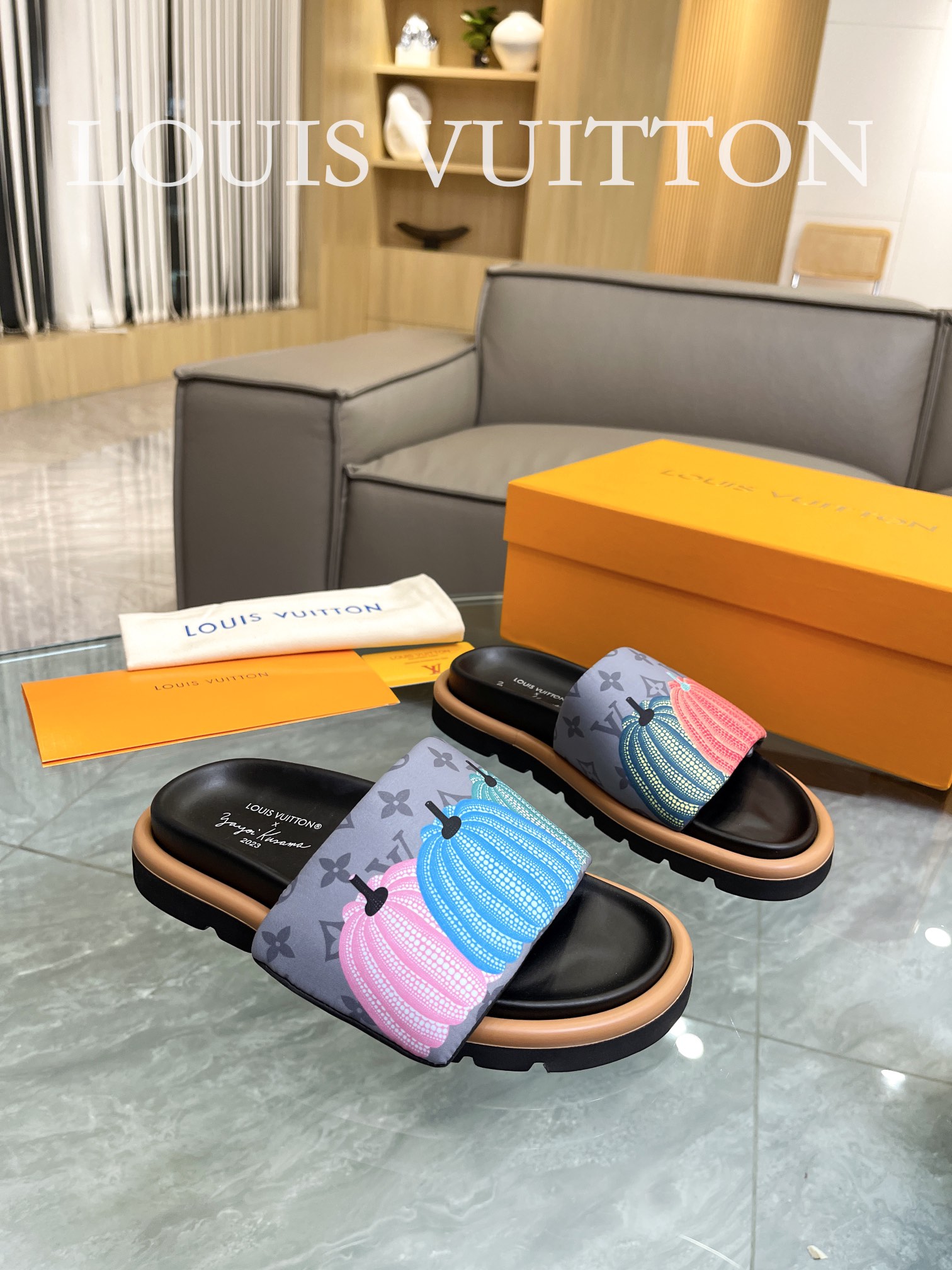 Louis Vuitton 2023 lovers mandarin duck shoes
