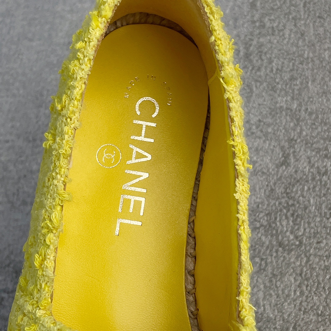 CHANEL fisherman shoes custom mixed sheepskin imported leather embryo leather upper soft inner cushion sheepskin