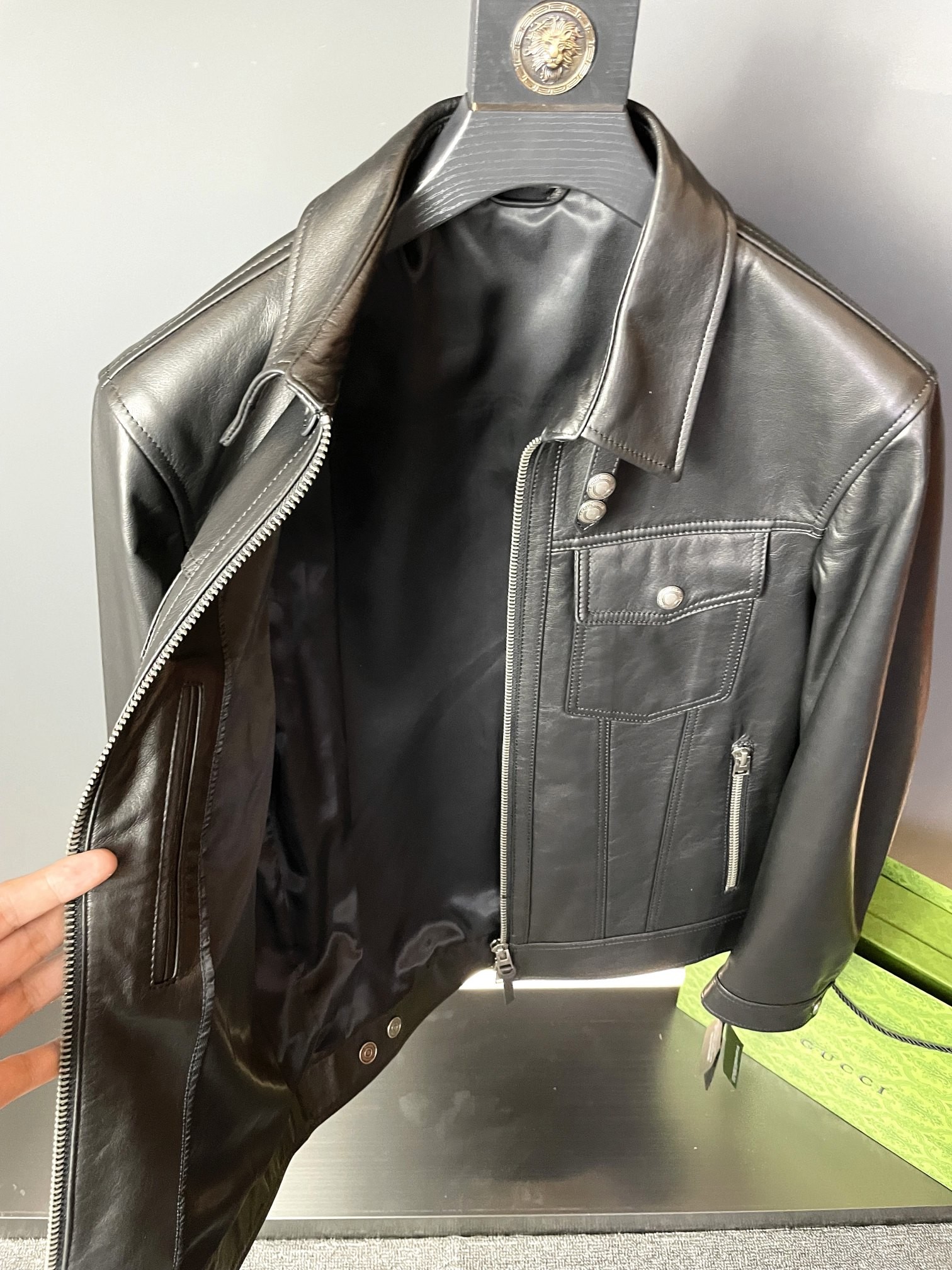 Tom Ford 23 Paris Fashion Week Leather Jackets