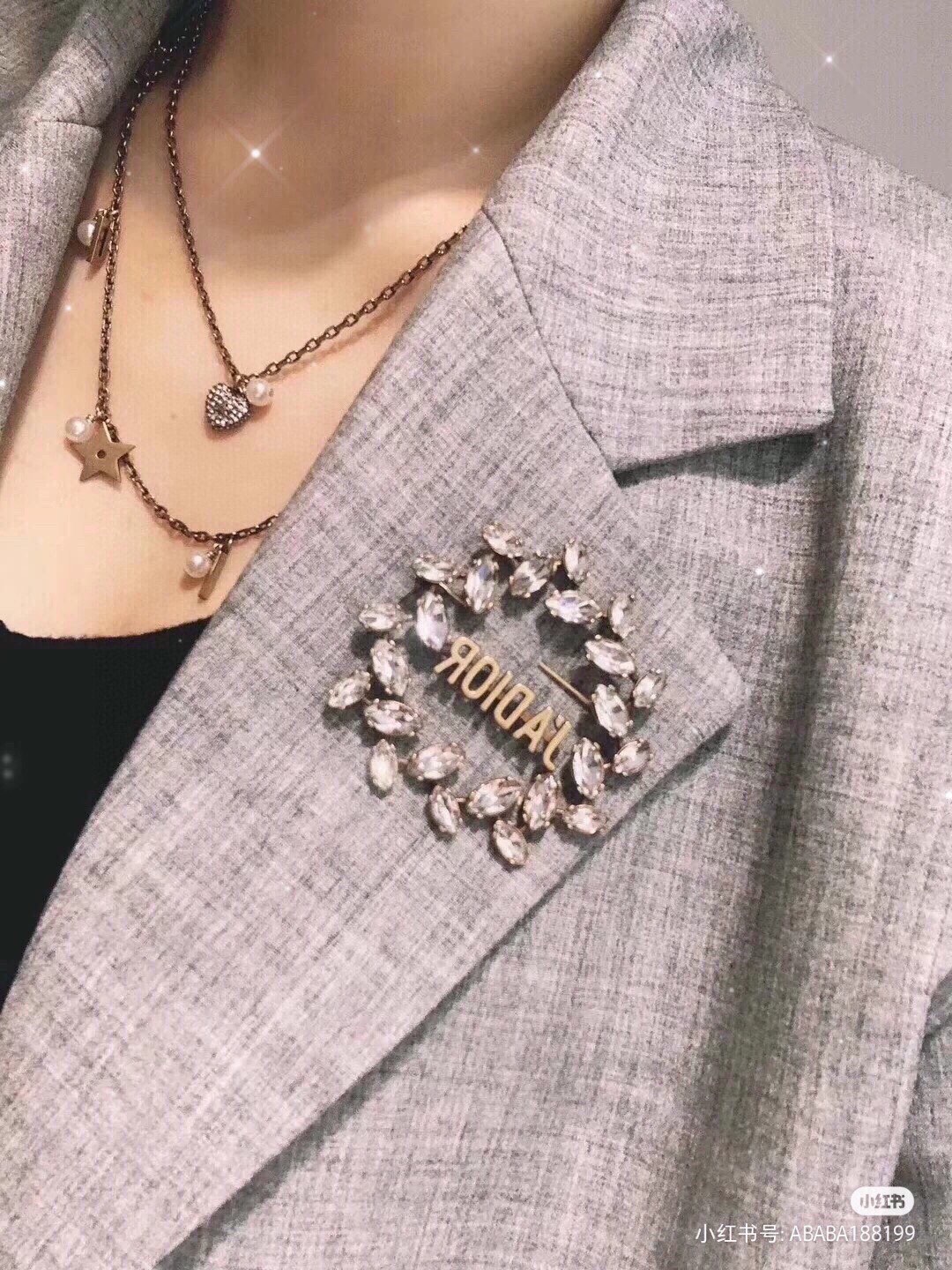 Dior brooch