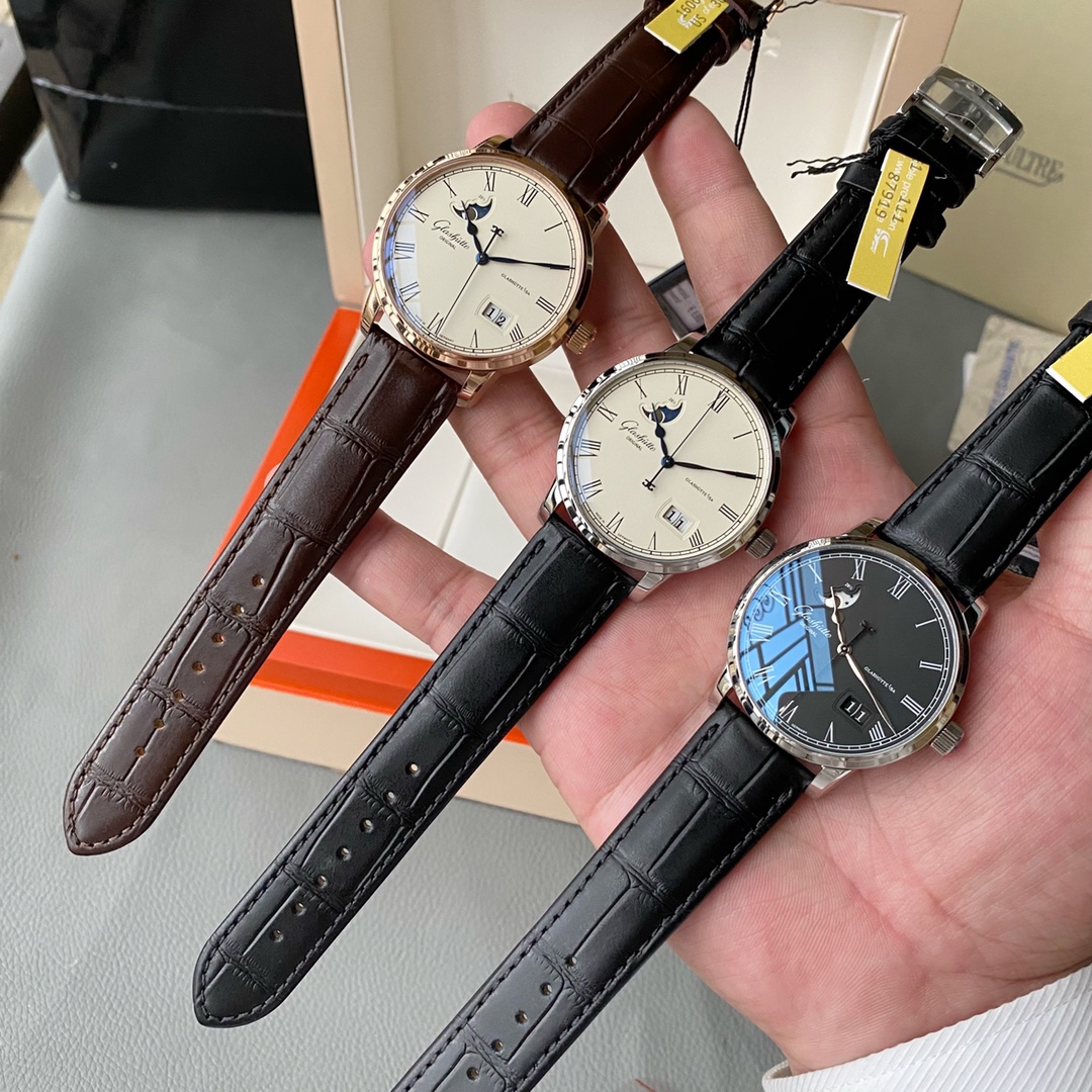 Glashütte V9 Glashütte Original Councillor 1-36-04 model original open copy