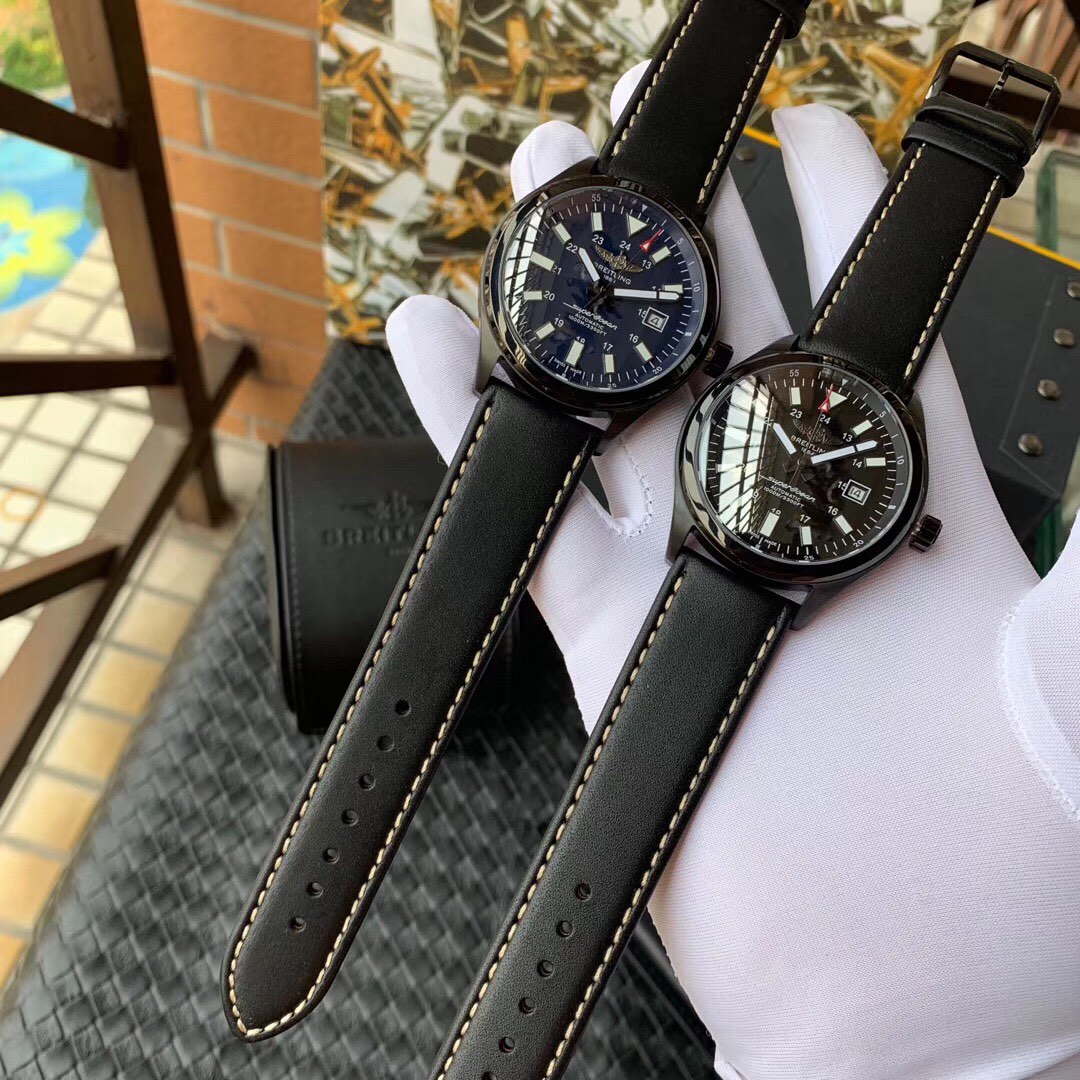 Breitling-Built-in Citizen 821A movement Sapphire scratch-resistant crystal Top layer calfskin strap