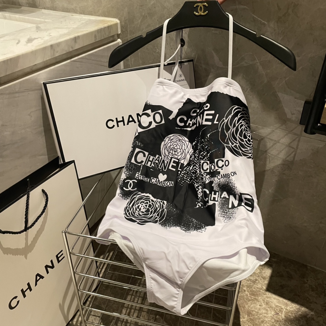 Chanel one piece swimsuit
