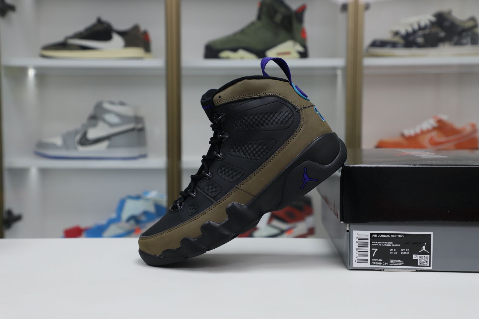 Air Jordan 9 Light Olive