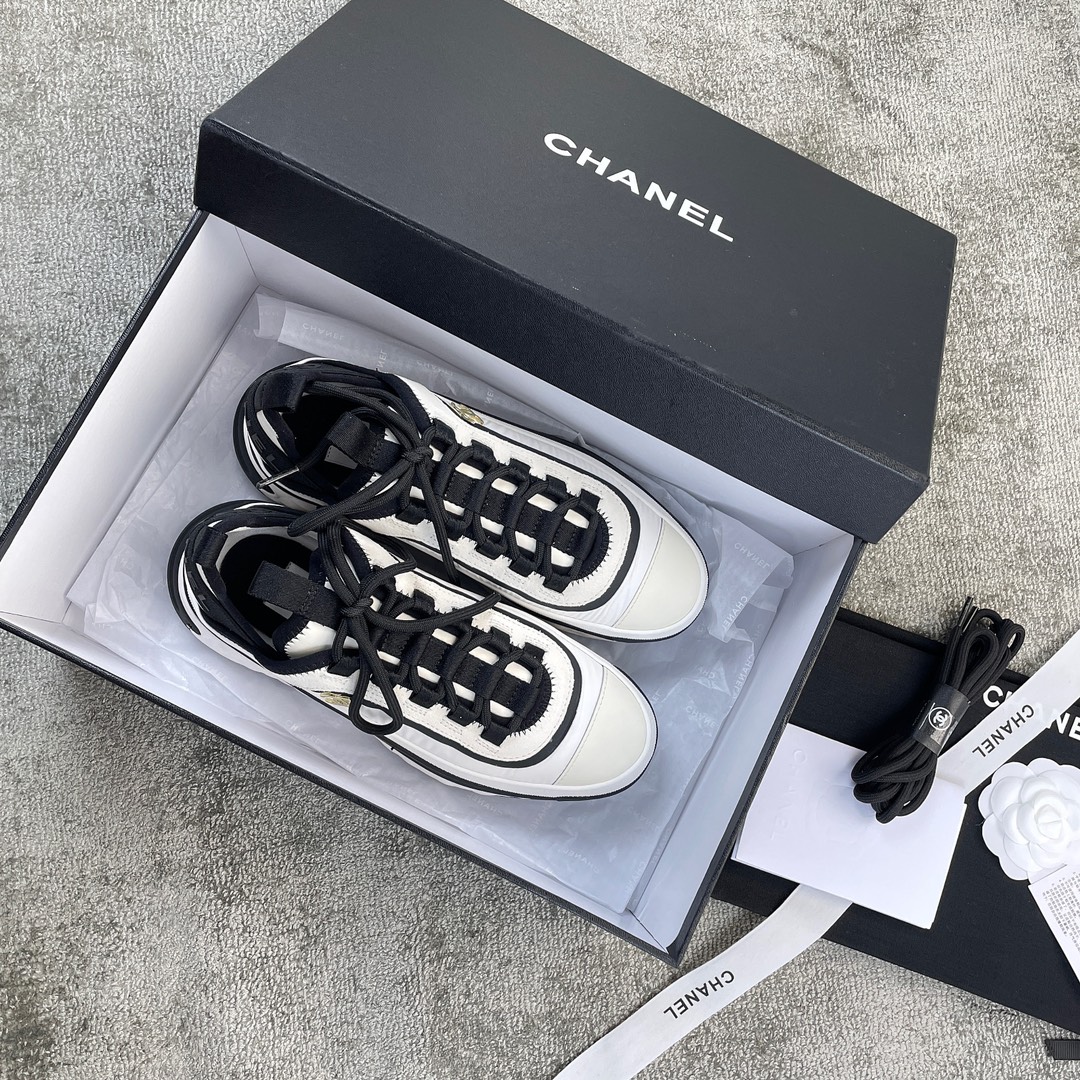 CHANEL sneakers classic small incense sneakers cowhide sheepskin leather genuine leather sole