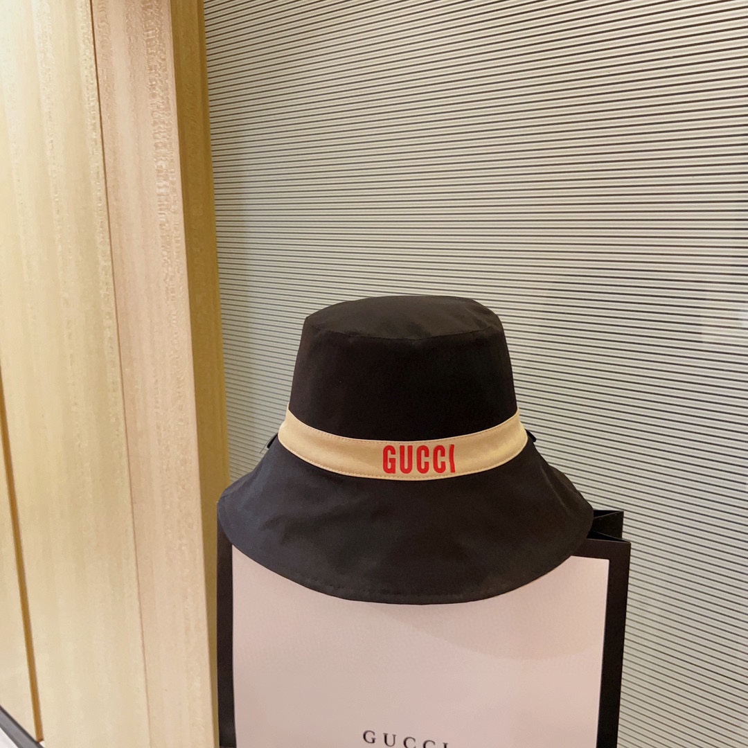 [Gucci Gucci] 2023 new deer double-sided fisherman hat