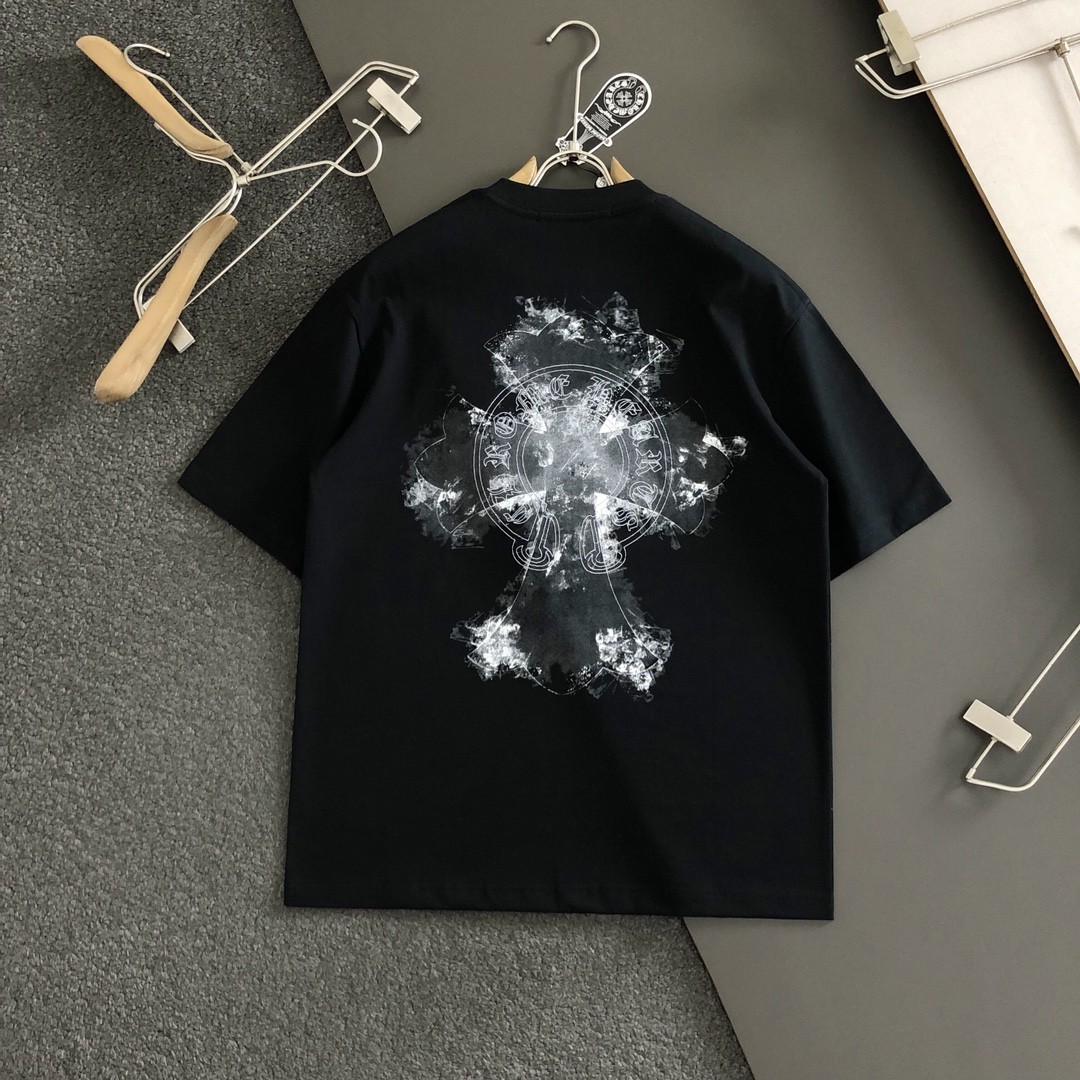 Chrome Hearts Daub print blended with light embroidery t-shirt