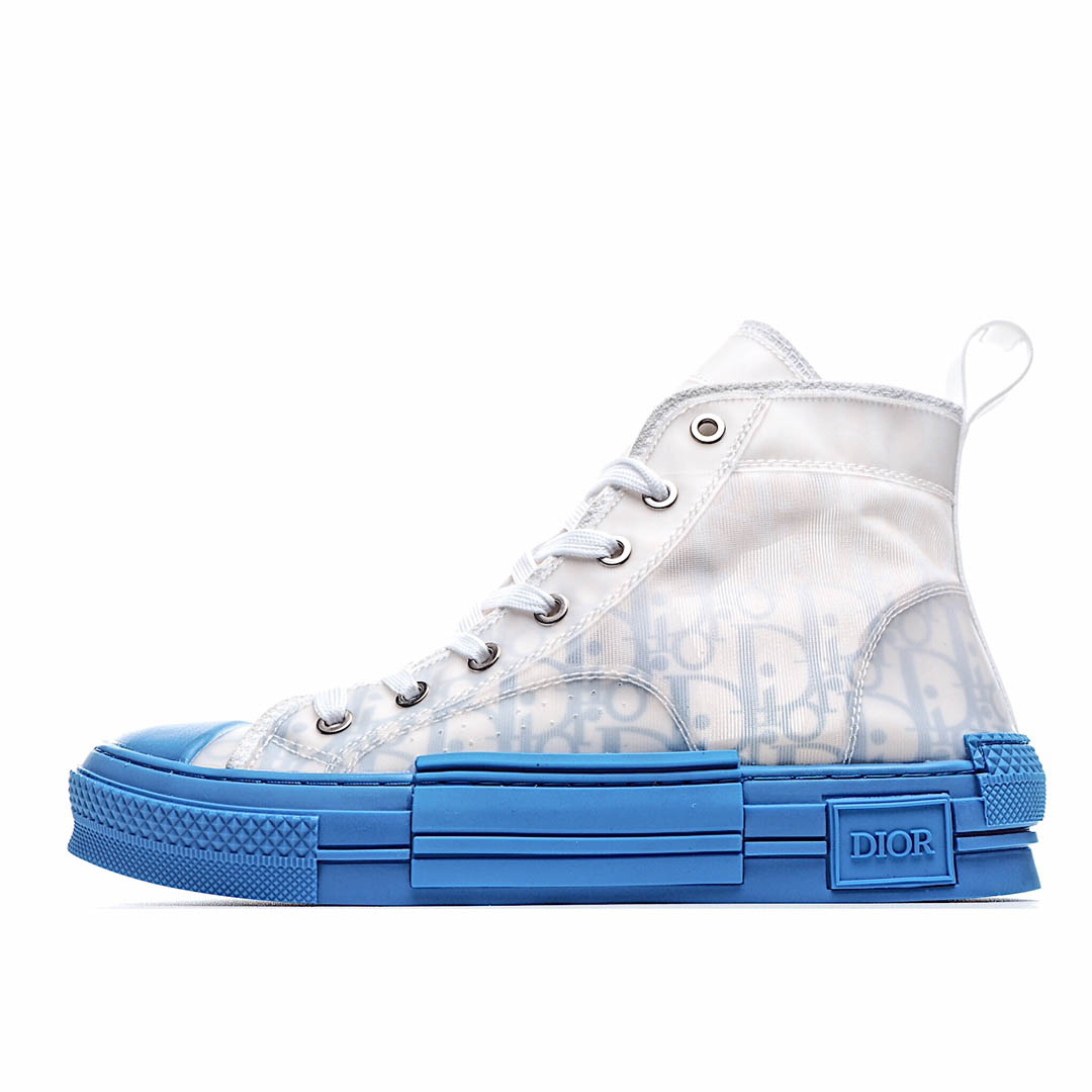 Dior B23 Oblique Slip-on Low Top Sneakers Sheer Print Sneakers