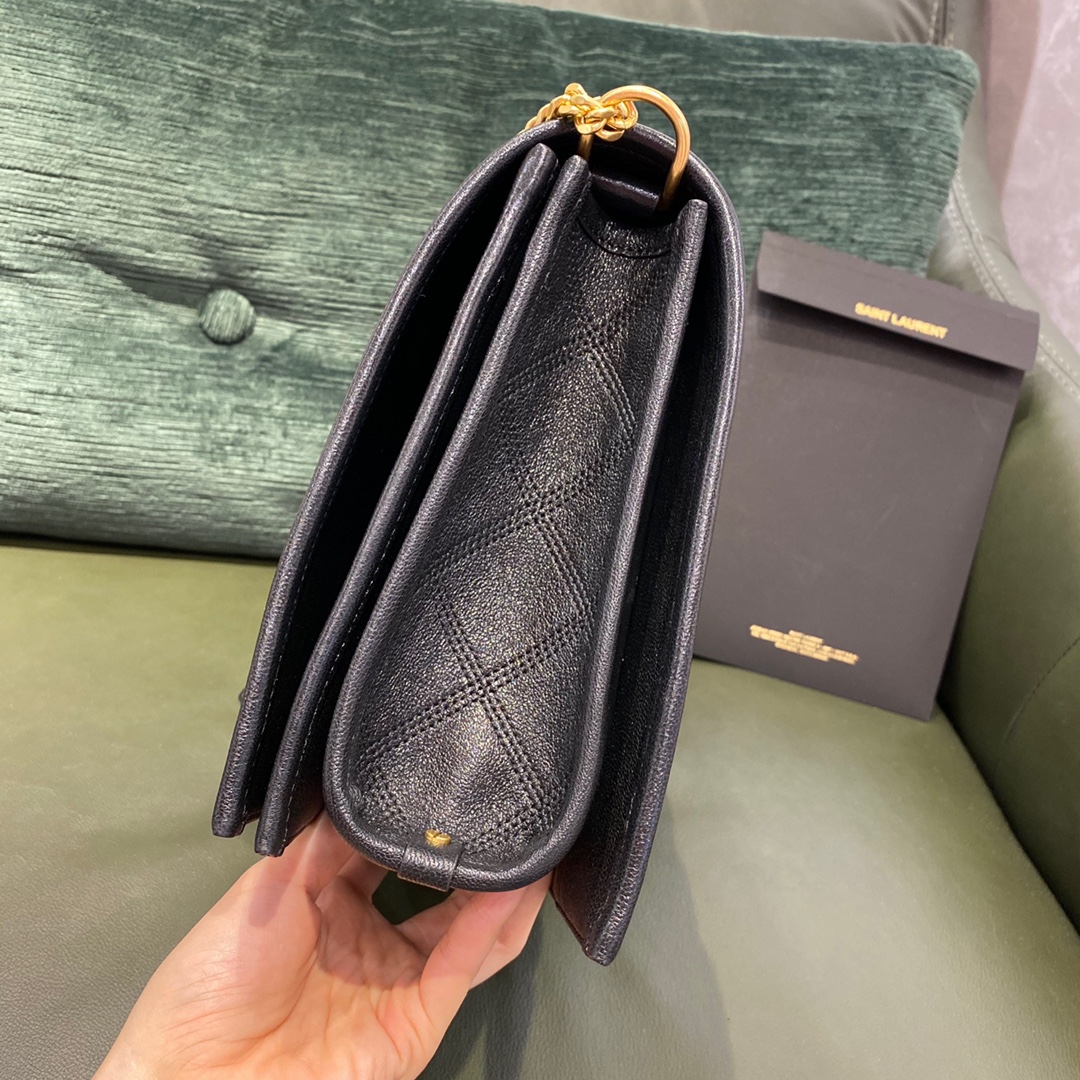 SAINT LAURENT 𝘽𝙀𝘾𝙆𝙔 𝟮𝟳𝙘𝙢 #579607 original leather.JD