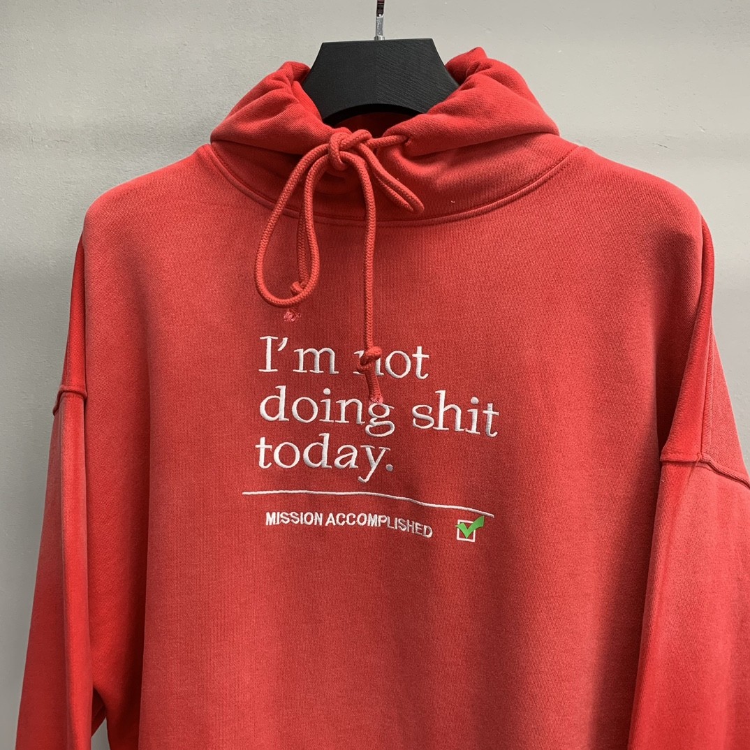 Balenciaga lettered washed sweatshirt