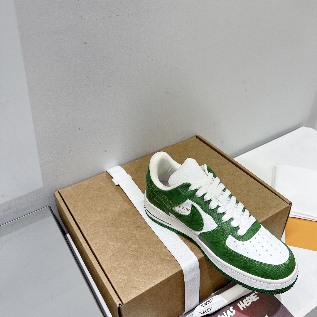Louis Vuitton x Nike Air Force Air Force One Joint Cooperation Casual Sneakers