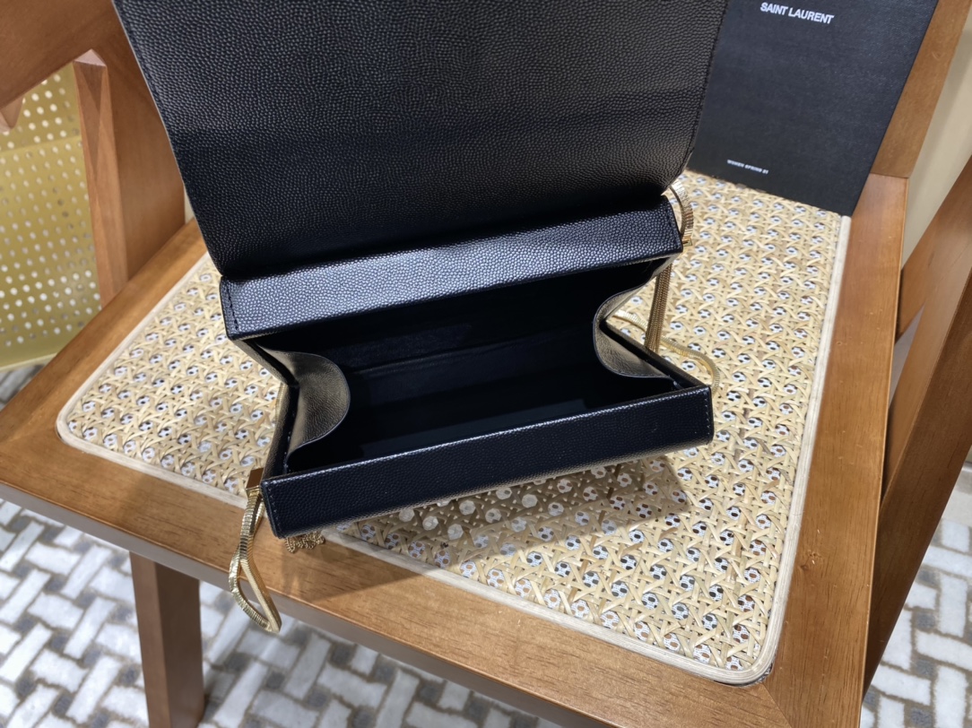 SSAINT LAURENT 𝐊𝐚𝐭𝐞 𝐛𝐨𝐱 𝐛𝐚𝐠 #593122original leather.JD