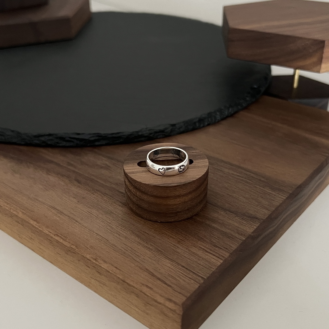 𝐆𝐮𝐜𝐜𝐢 925 Sterling Silver Blind For Love Ring